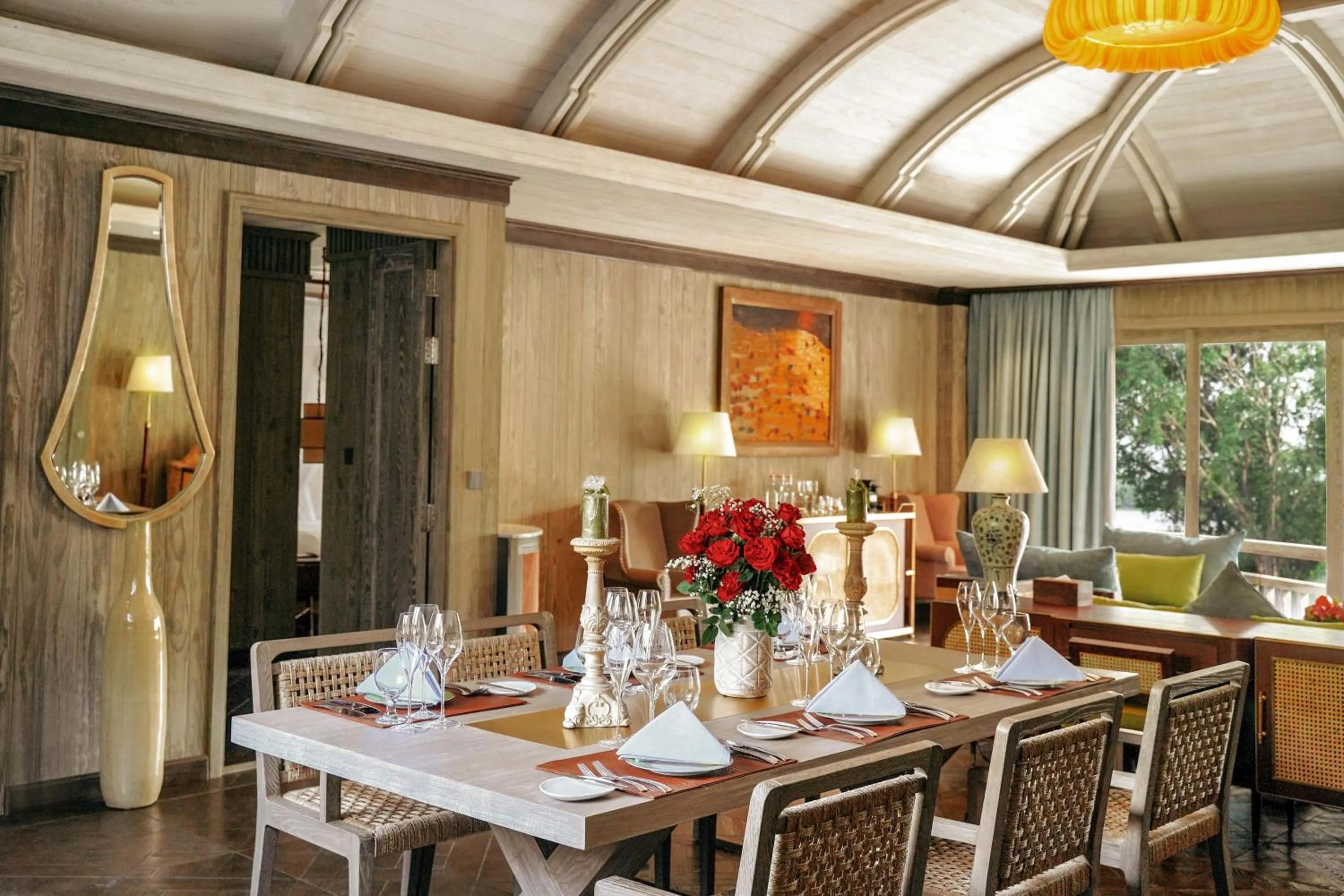 Living room in An Lam Retreats Saigon River