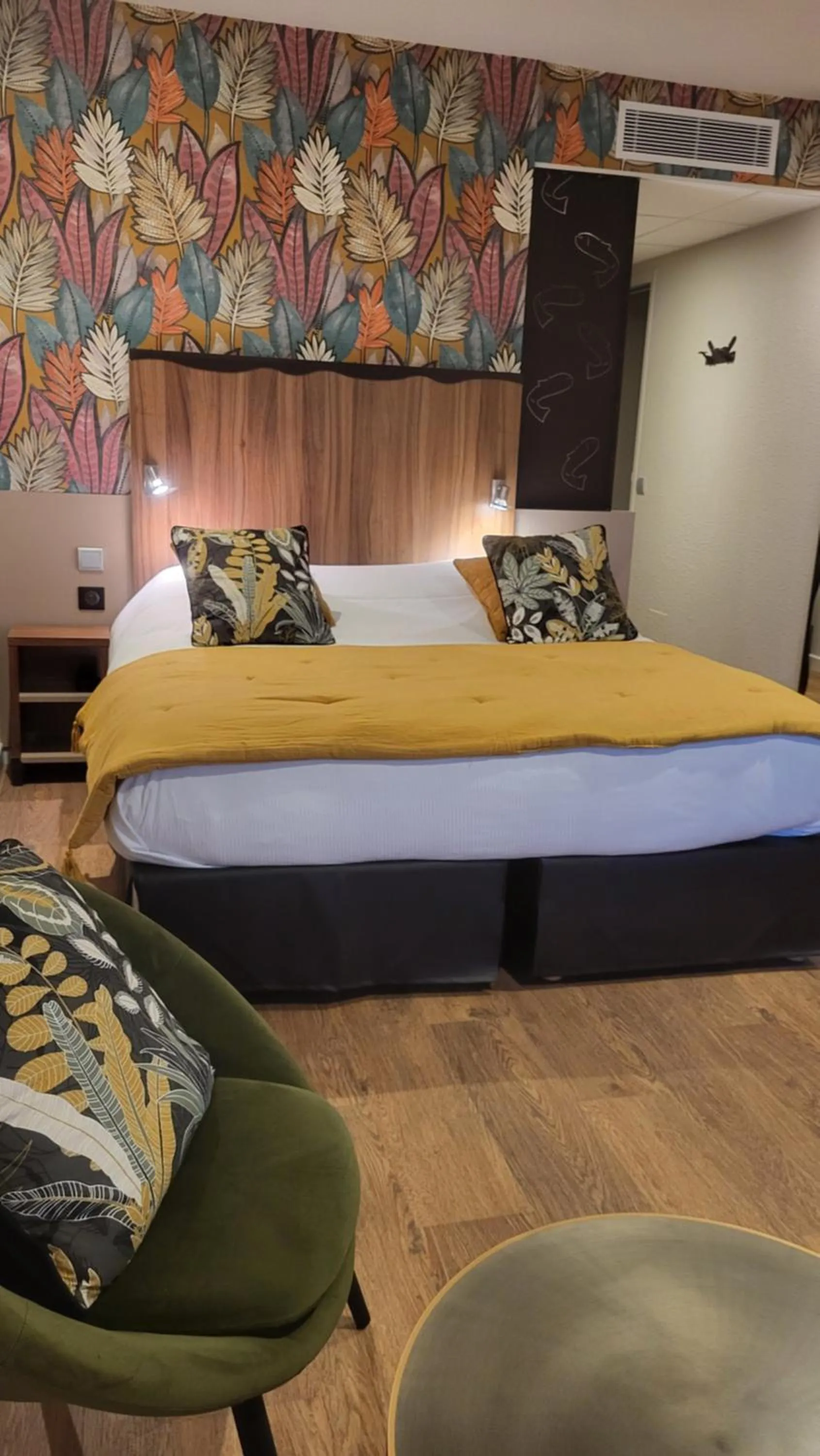 Bed in Hôtel Spa La Truite Dorée