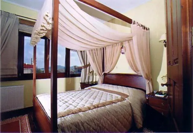 Bed in Megdovas Hotel