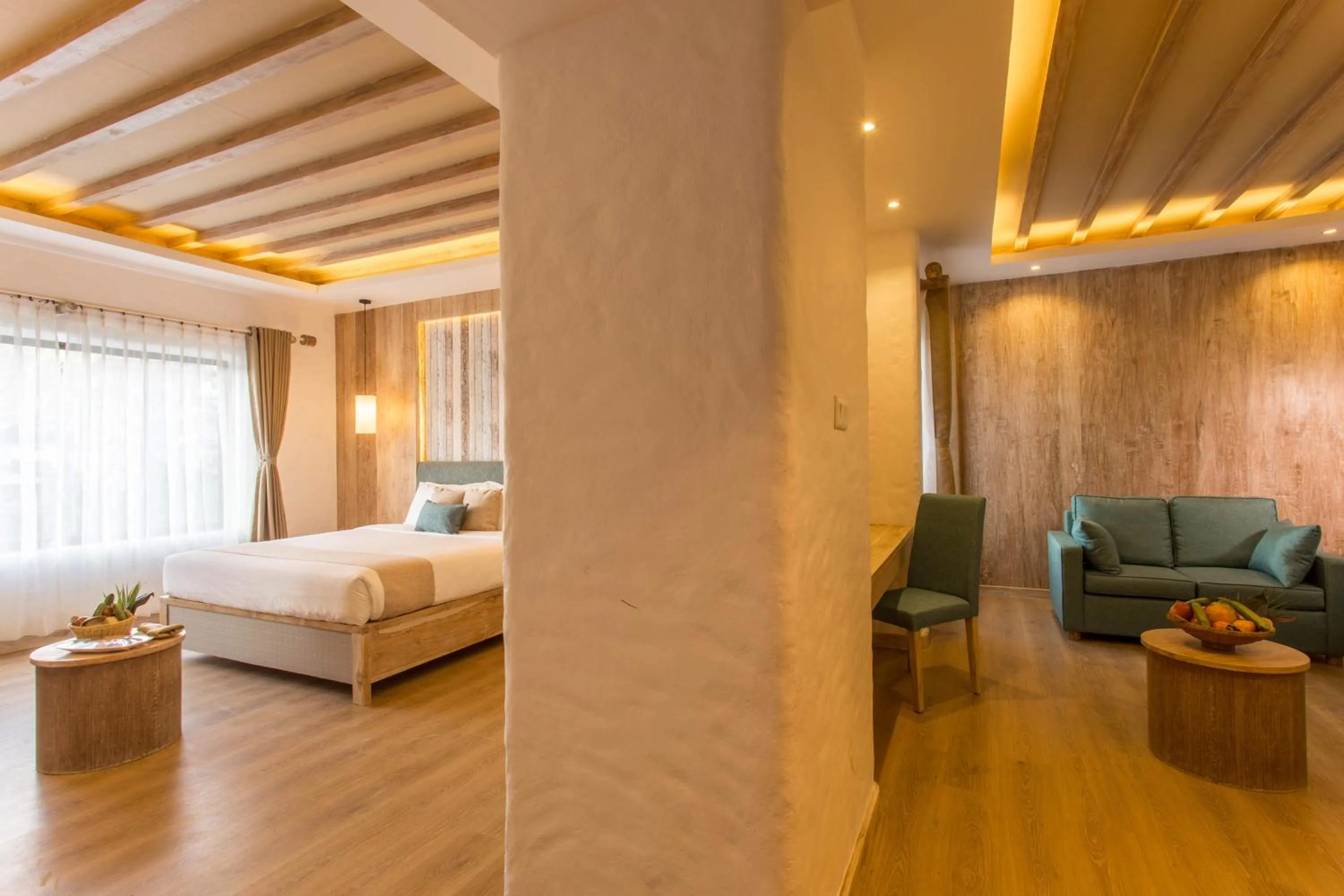 Bed in Hotel Barahi Pokhara