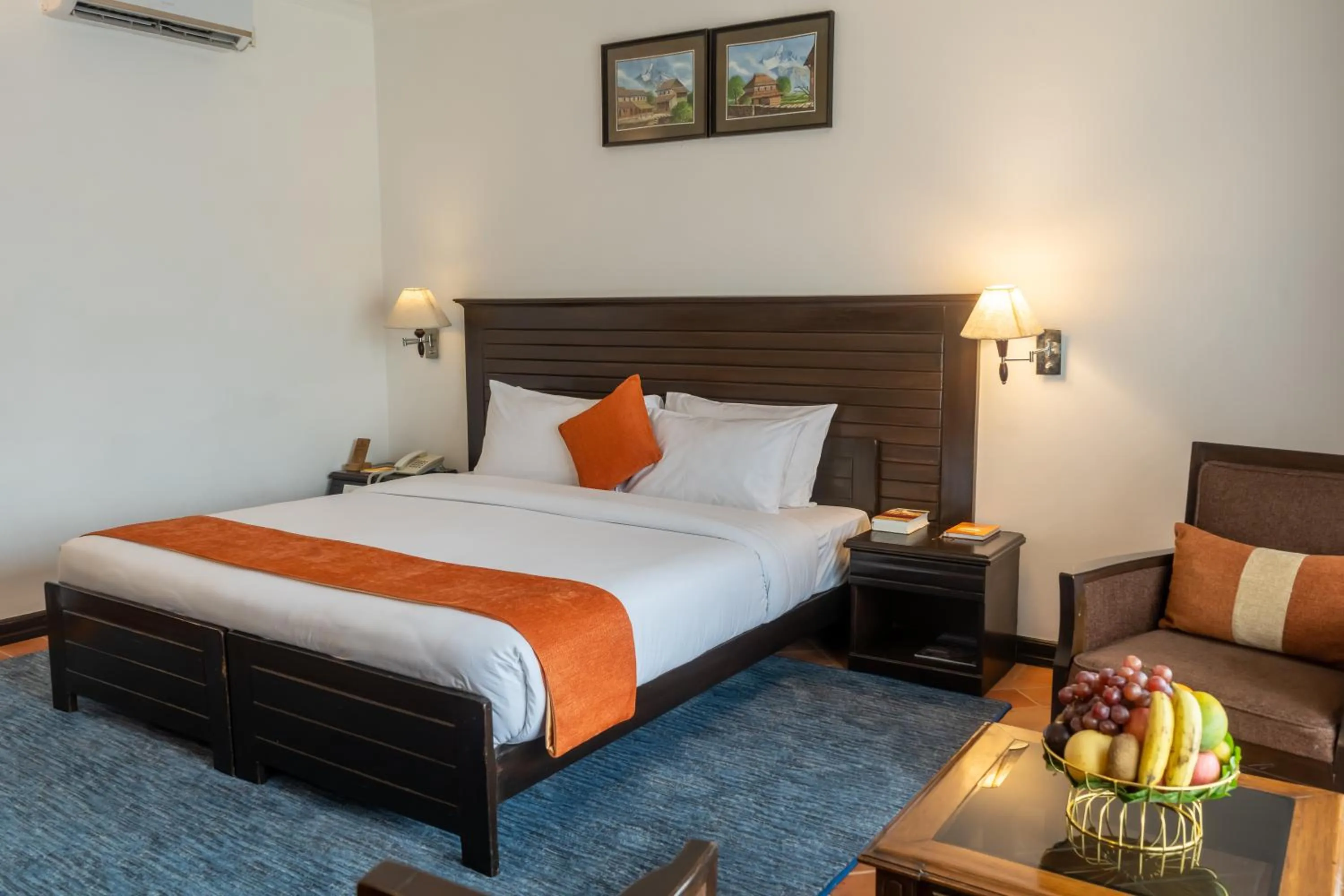 Bed in Hotel Barahi Pokhara