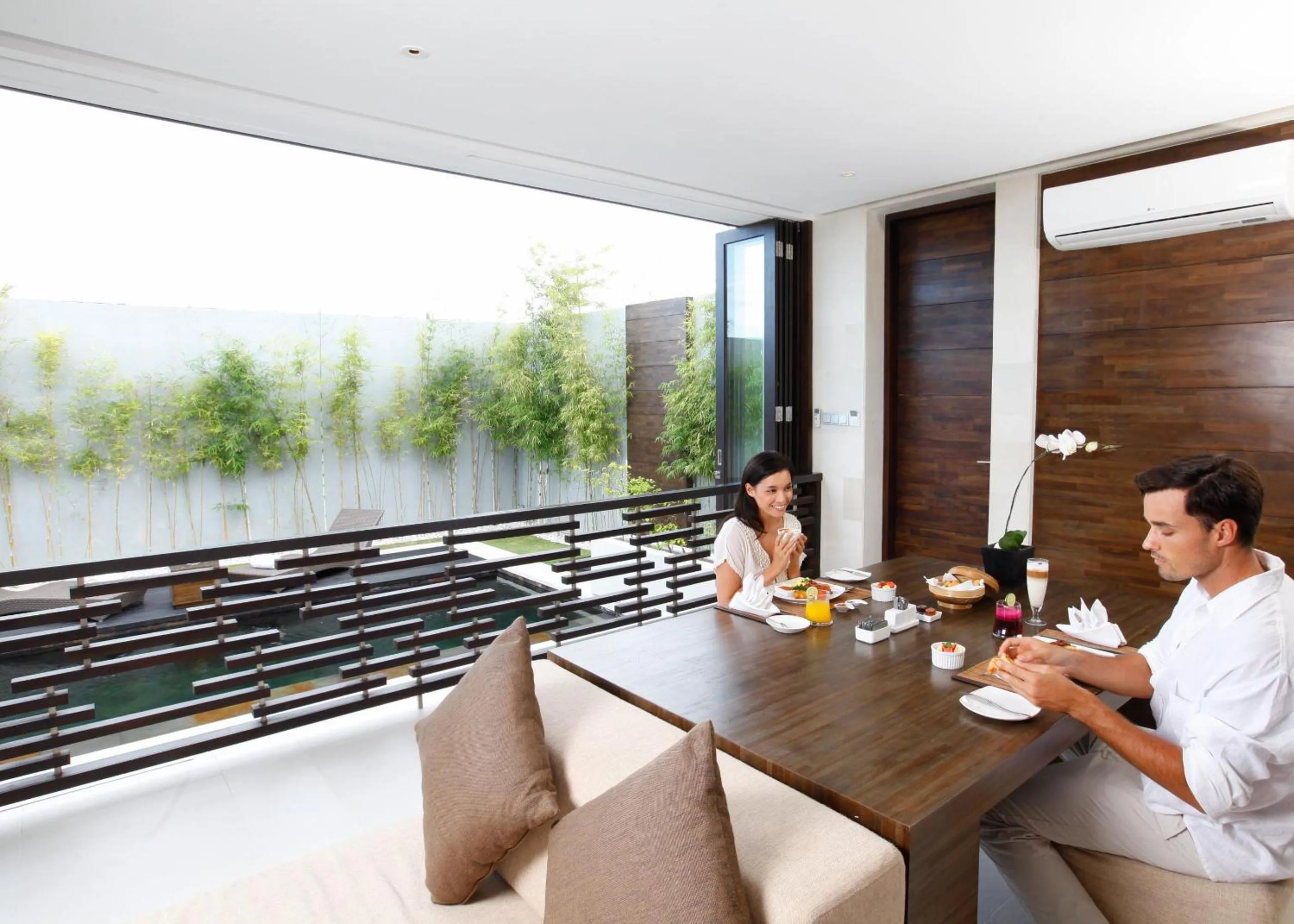 Living room in eqUILIBRIA Seminyak