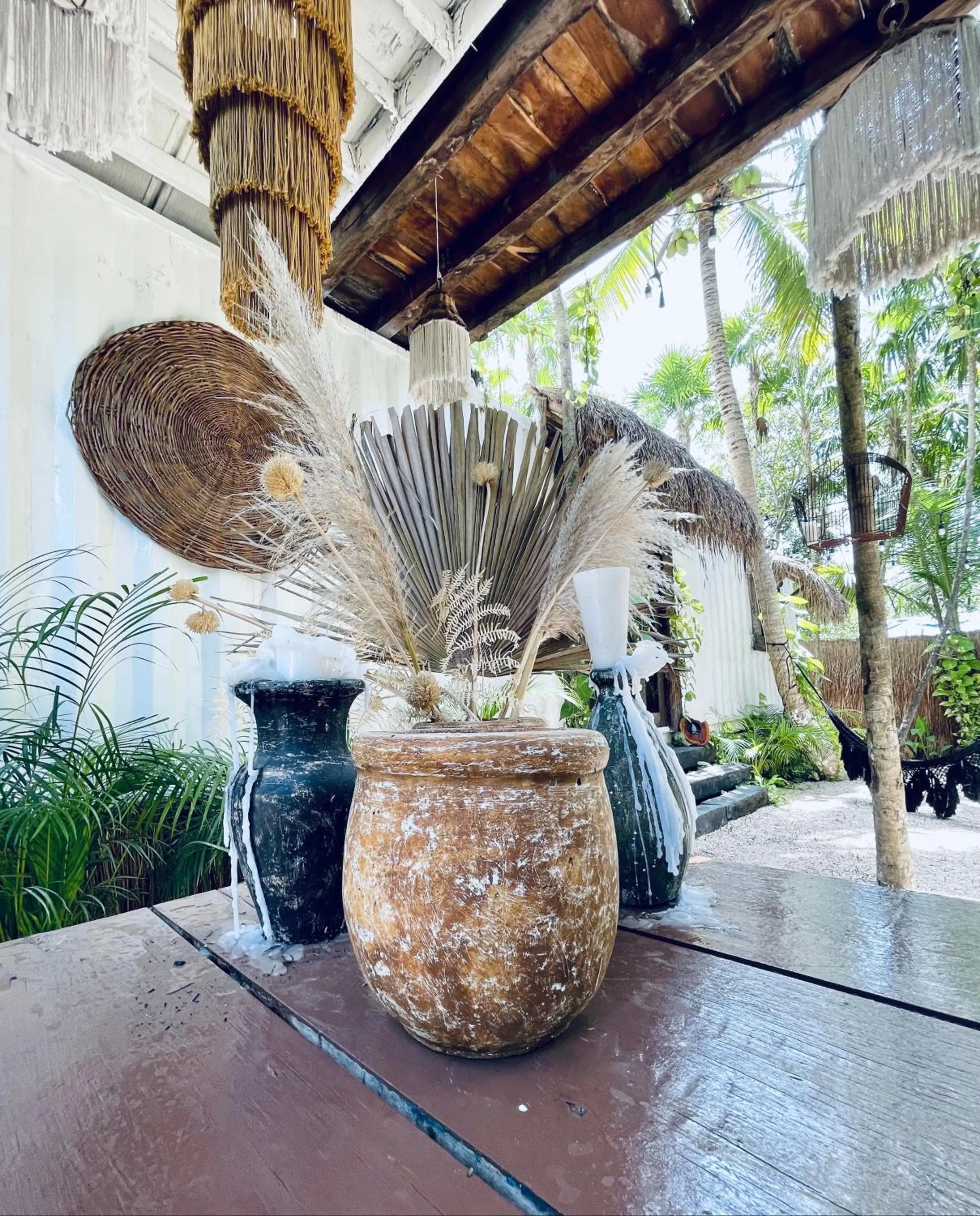 Patio in Pal Mar Glamtainer Tulum