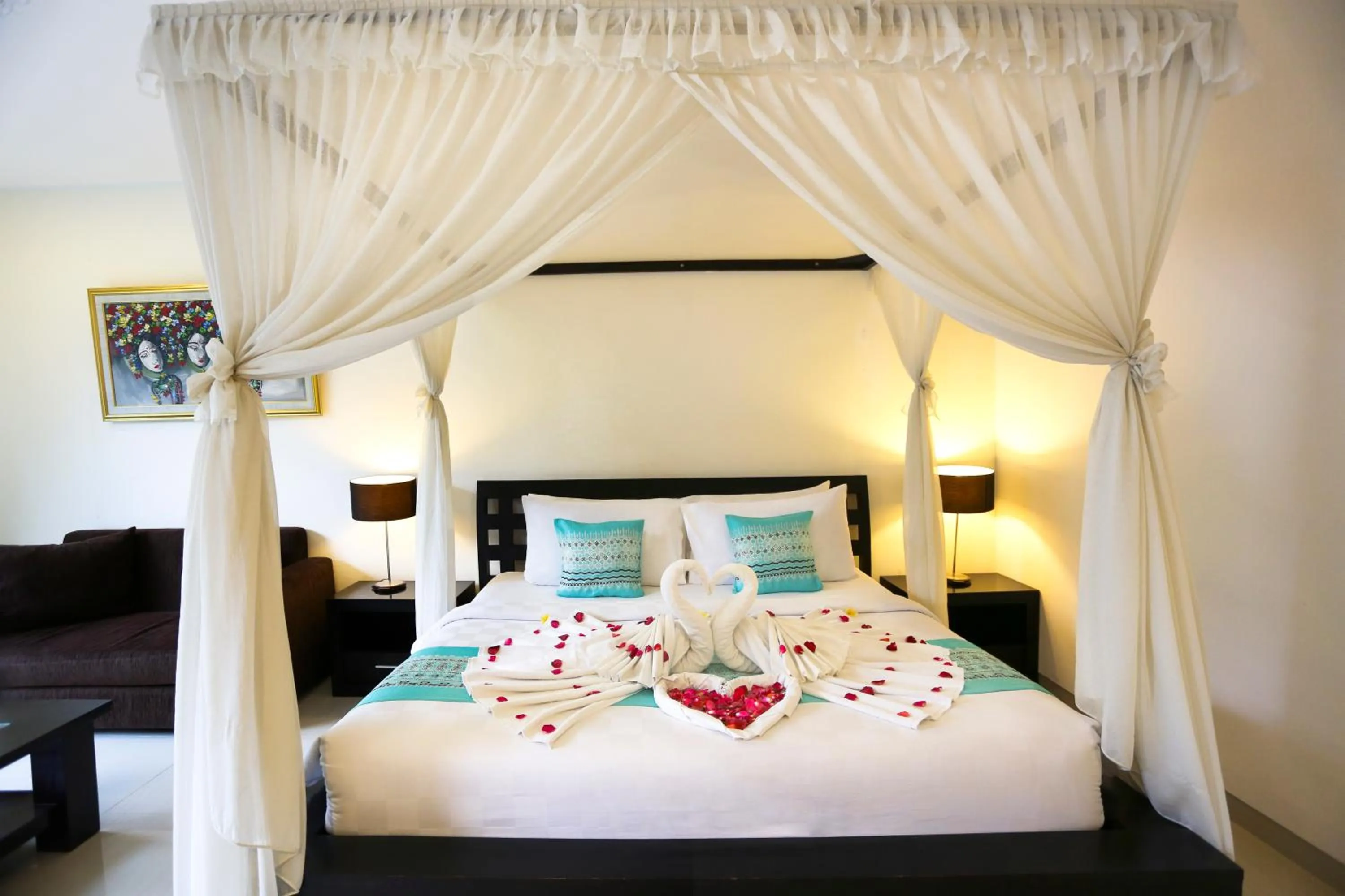 Bedroom, Bed in The Yubi Boutique Villas Seminyak