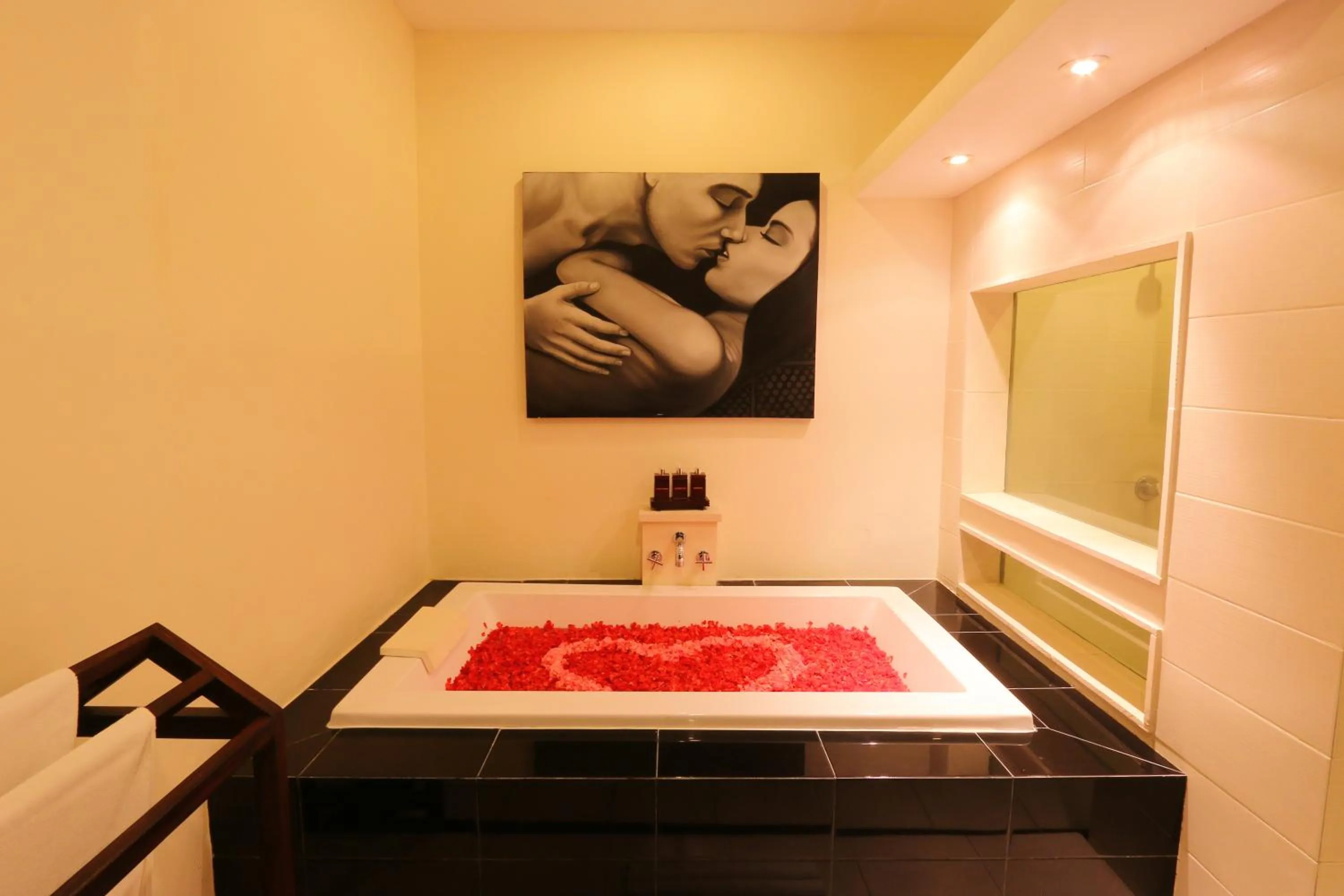 Bathroom, Bed in The Yubi Boutique Villas Seminyak