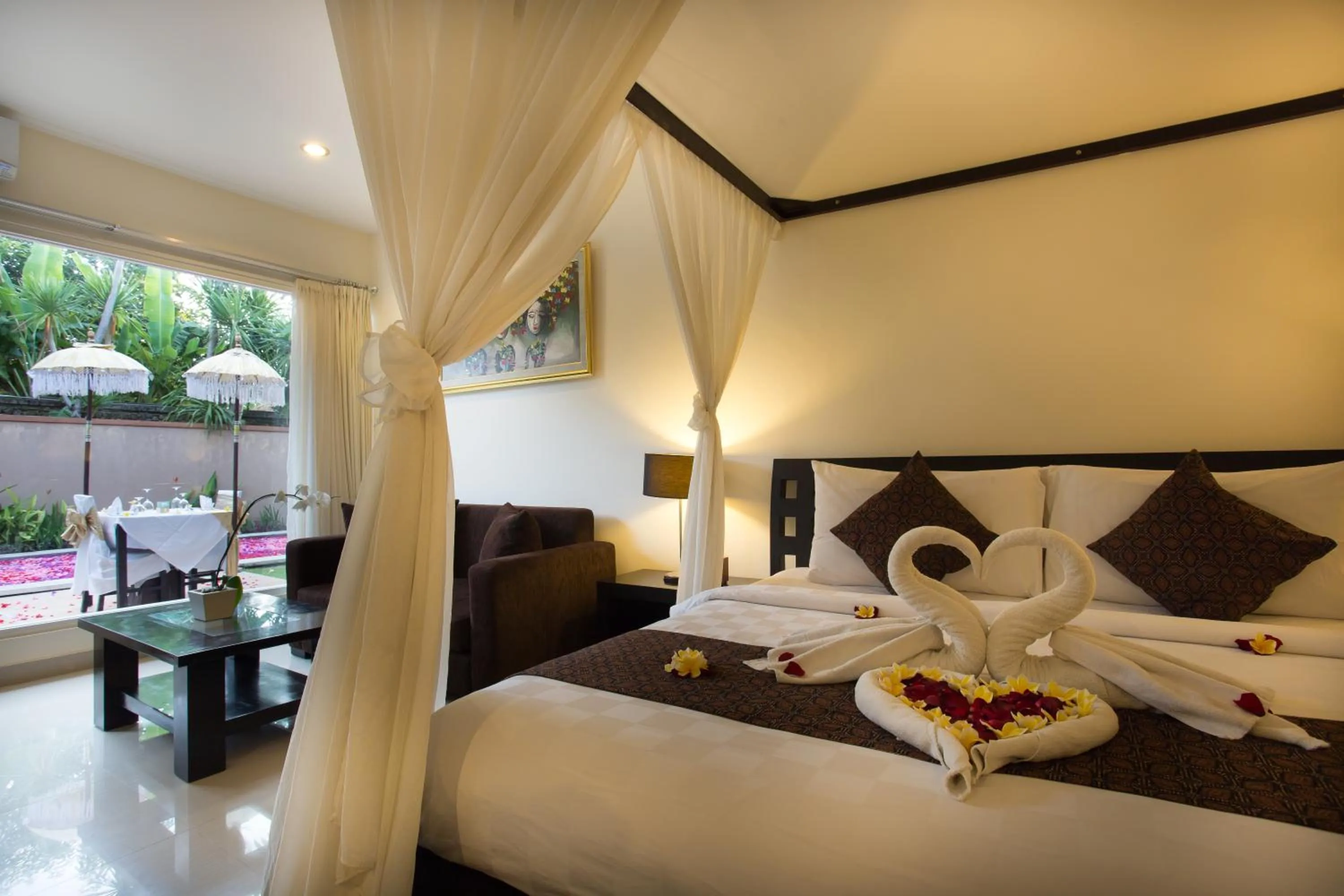 Bedroom, Bed in The Yubi Boutique Villas Seminyak