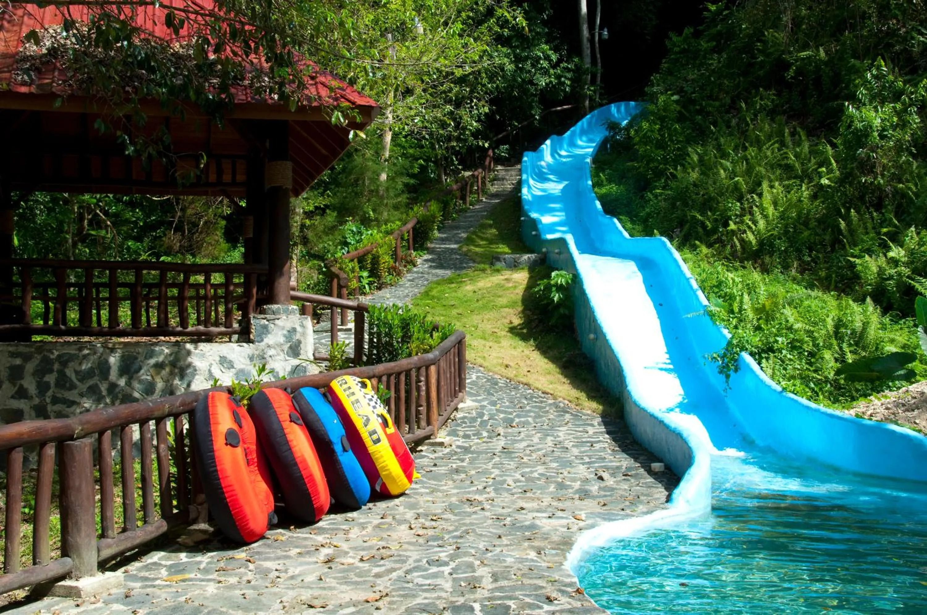 Aqua park in Platon Ecolodge