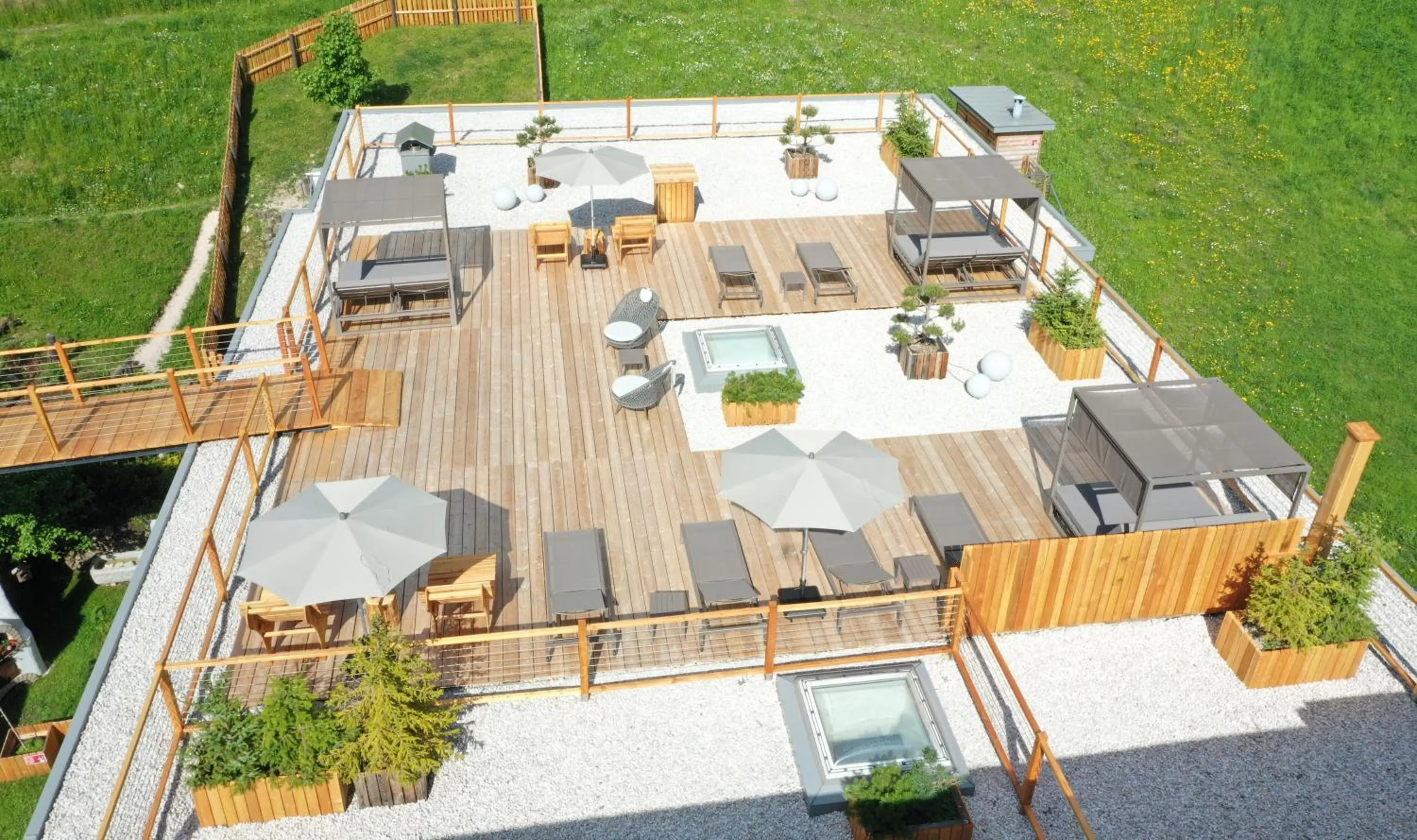 Garden in Hotel Cristallo - Wellness Mountain Living