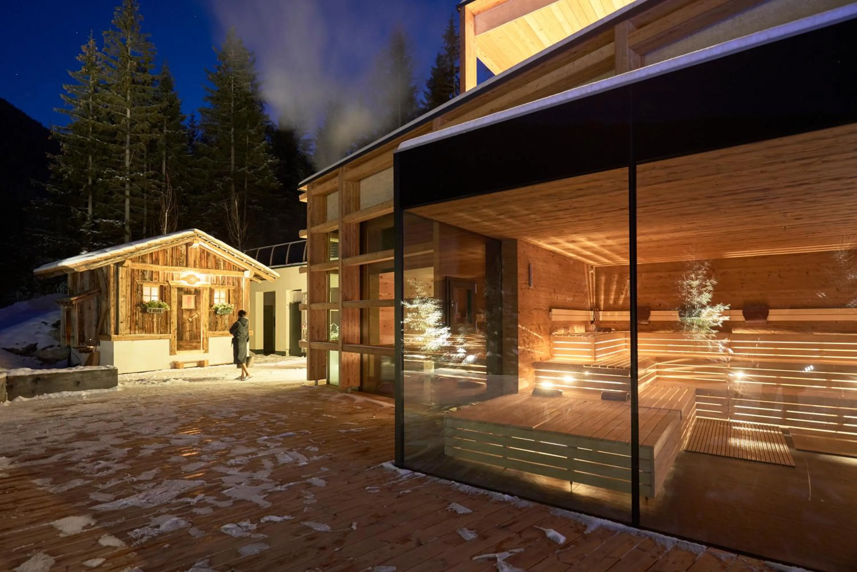Sauna in Hotel Cristallo - Wellness Mountain Living