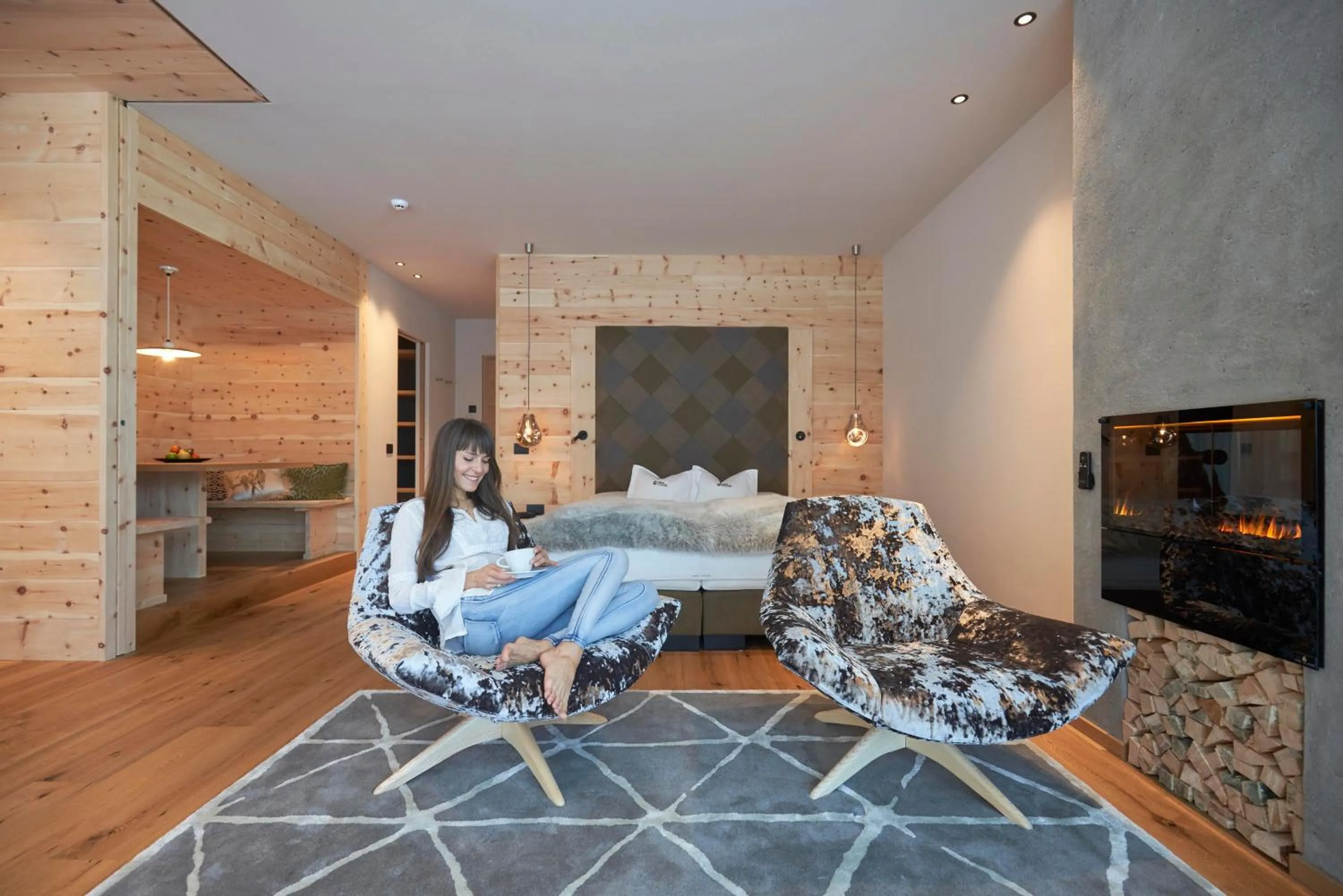 Bedroom in Hotel Cristallo - Wellness Mountain Living