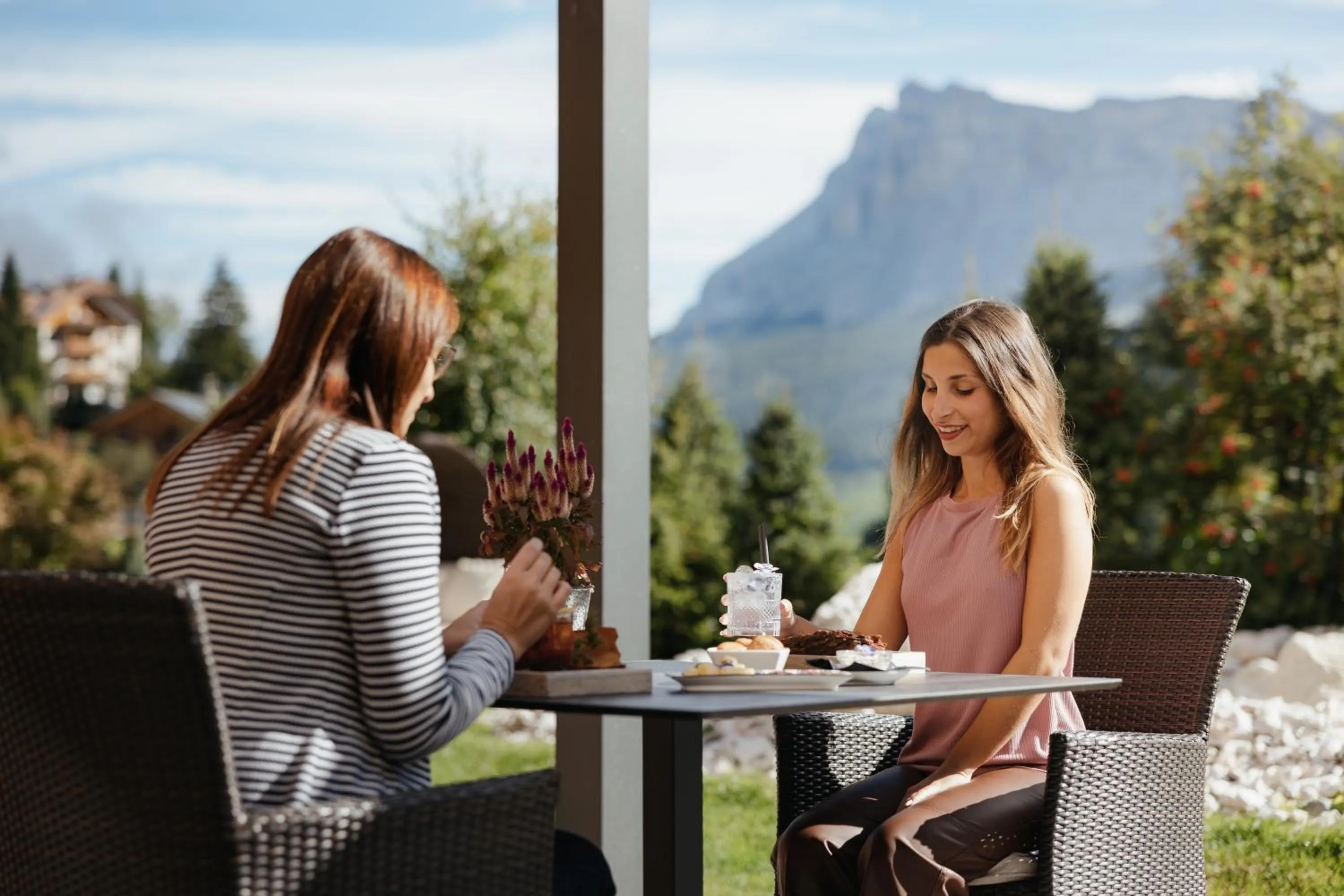 Garden in Hotel Cristallo - Wellness Mountain Living