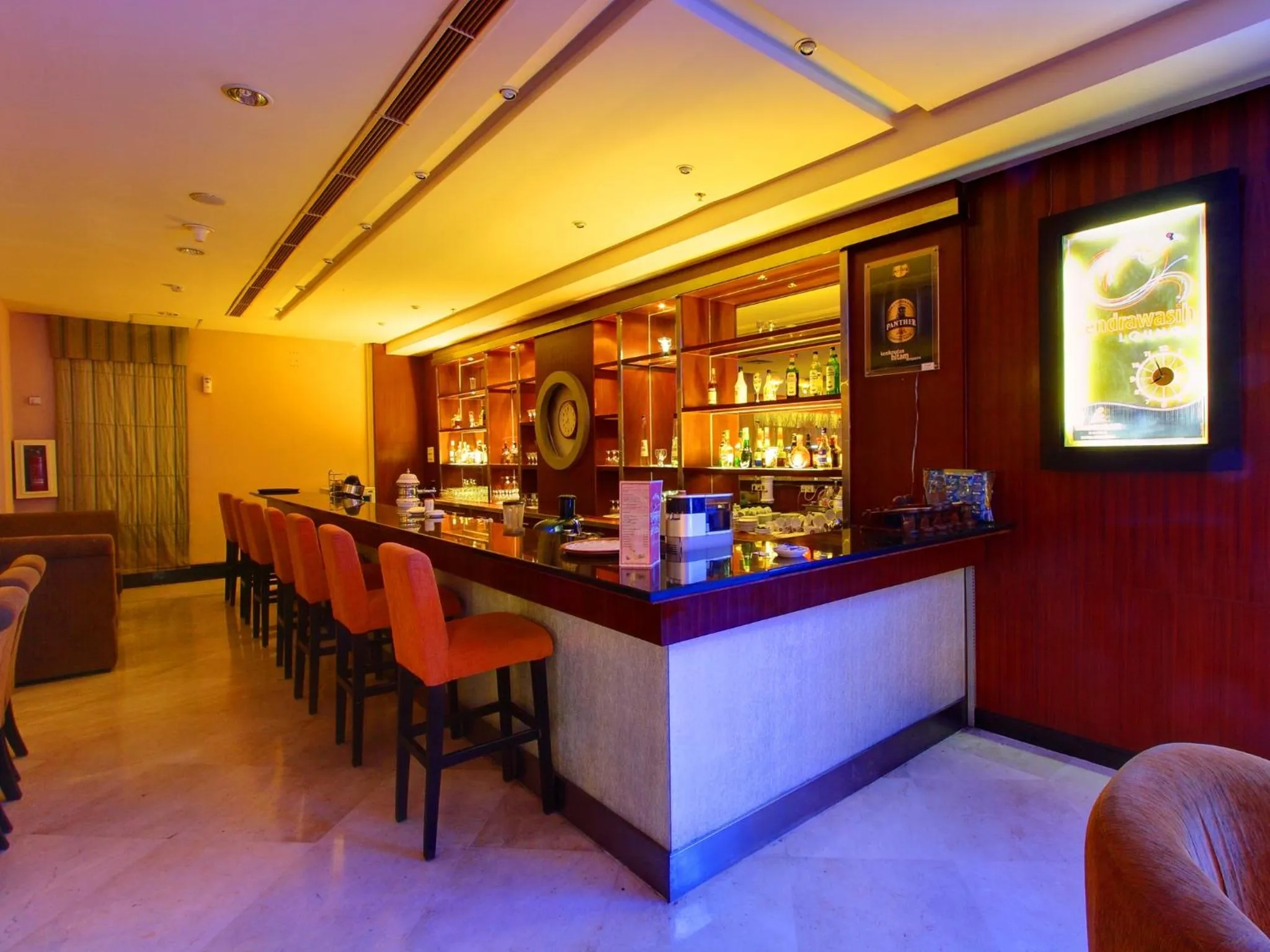 Lounge or bar in Grand Elite Hotel Pekanbaru
