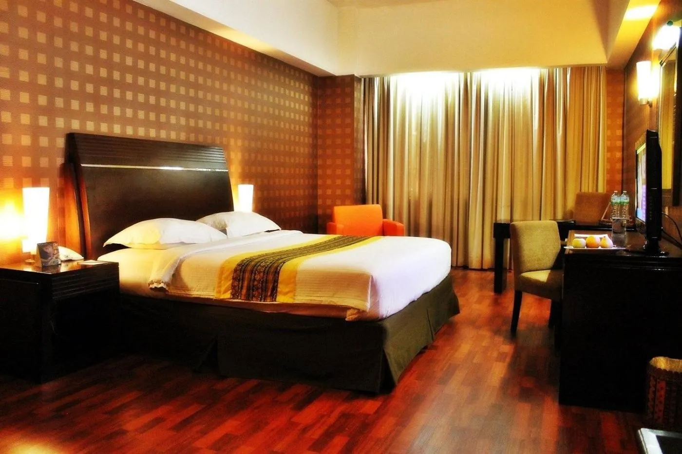 Bed in Grand Elite Hotel Pekanbaru