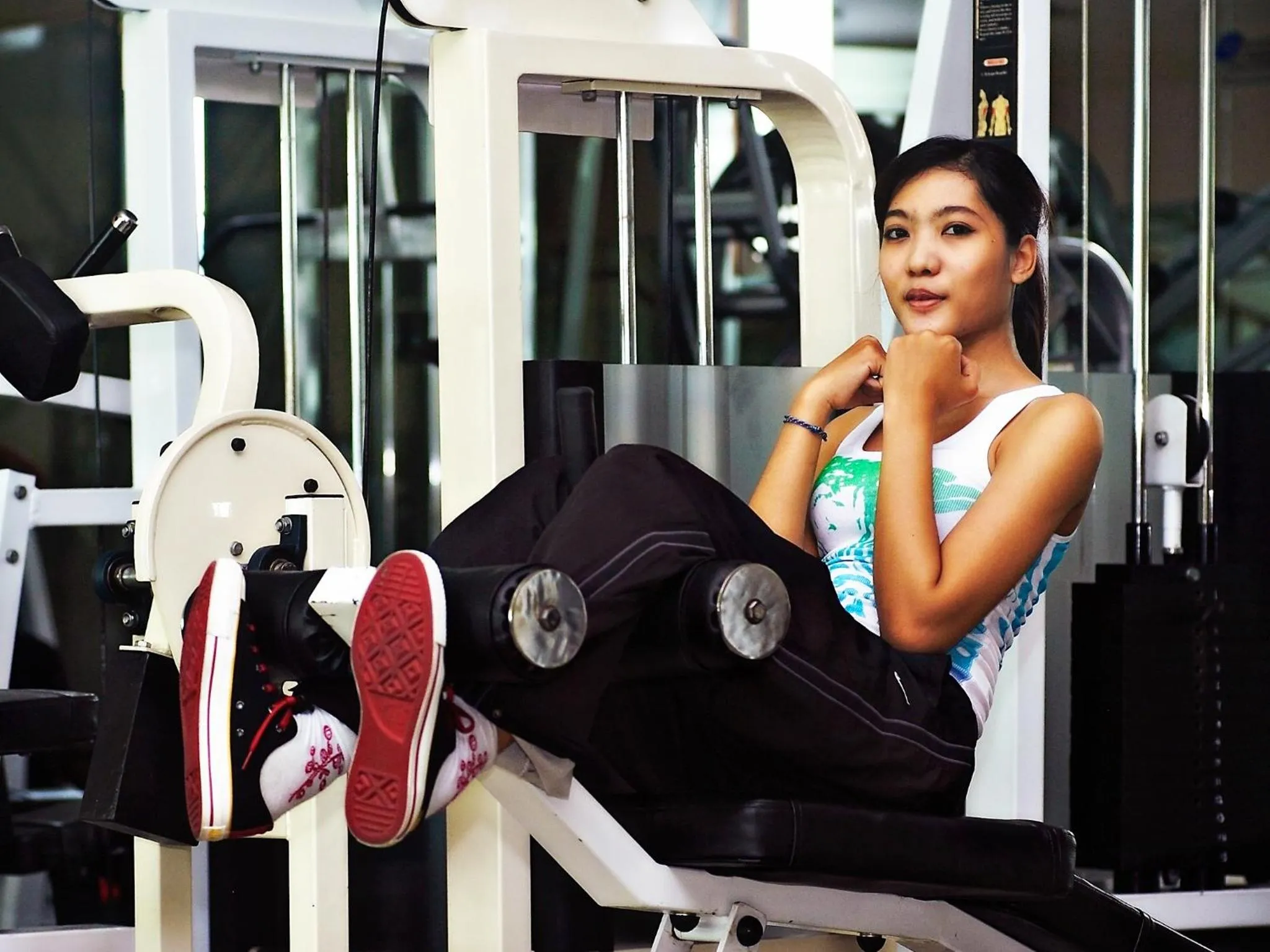 Fitness centre/facilities in Grand Elite Hotel Pekanbaru