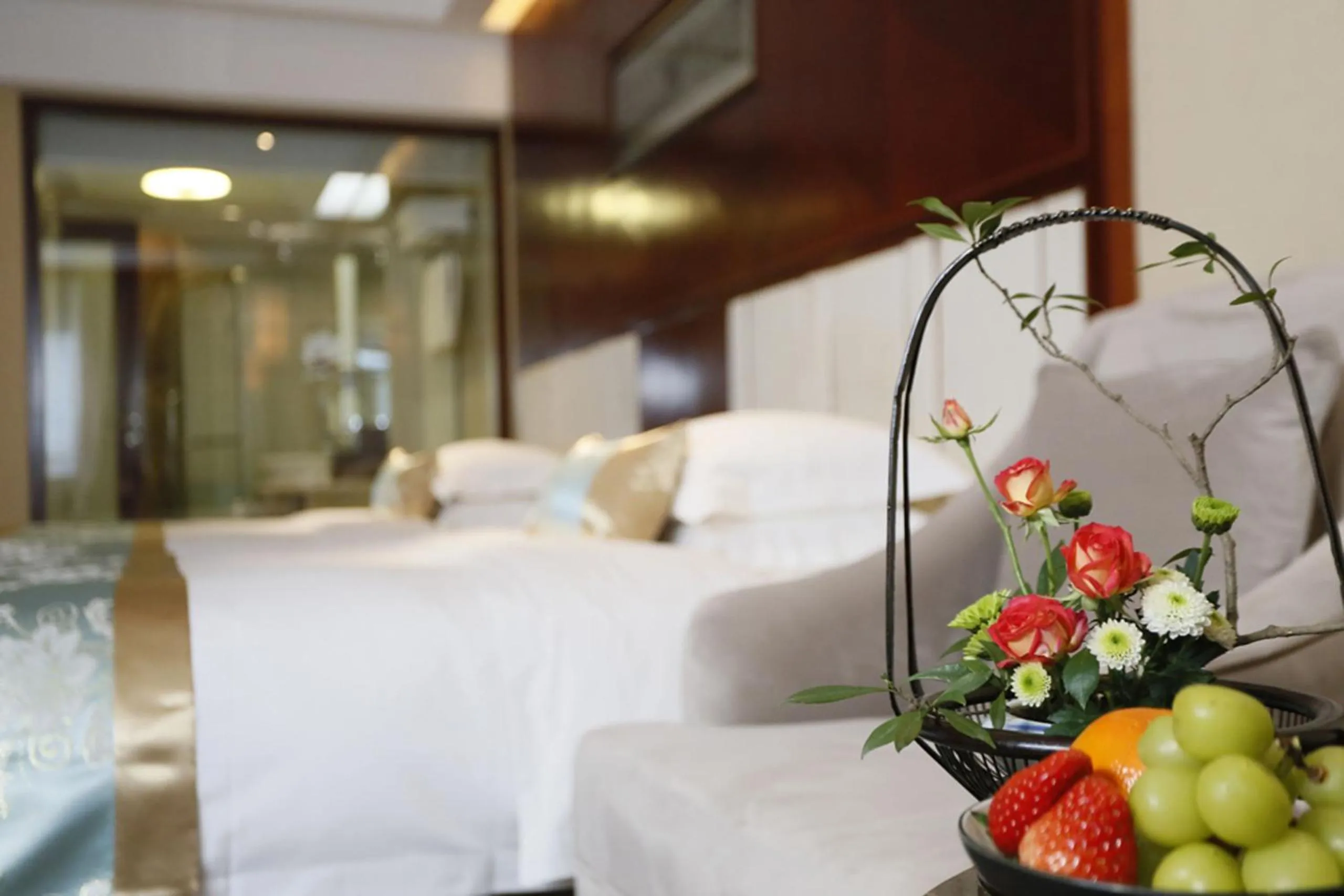 Bed in Yiwu Ocean Hotel - Original Best Western Premier Ocean Hotel