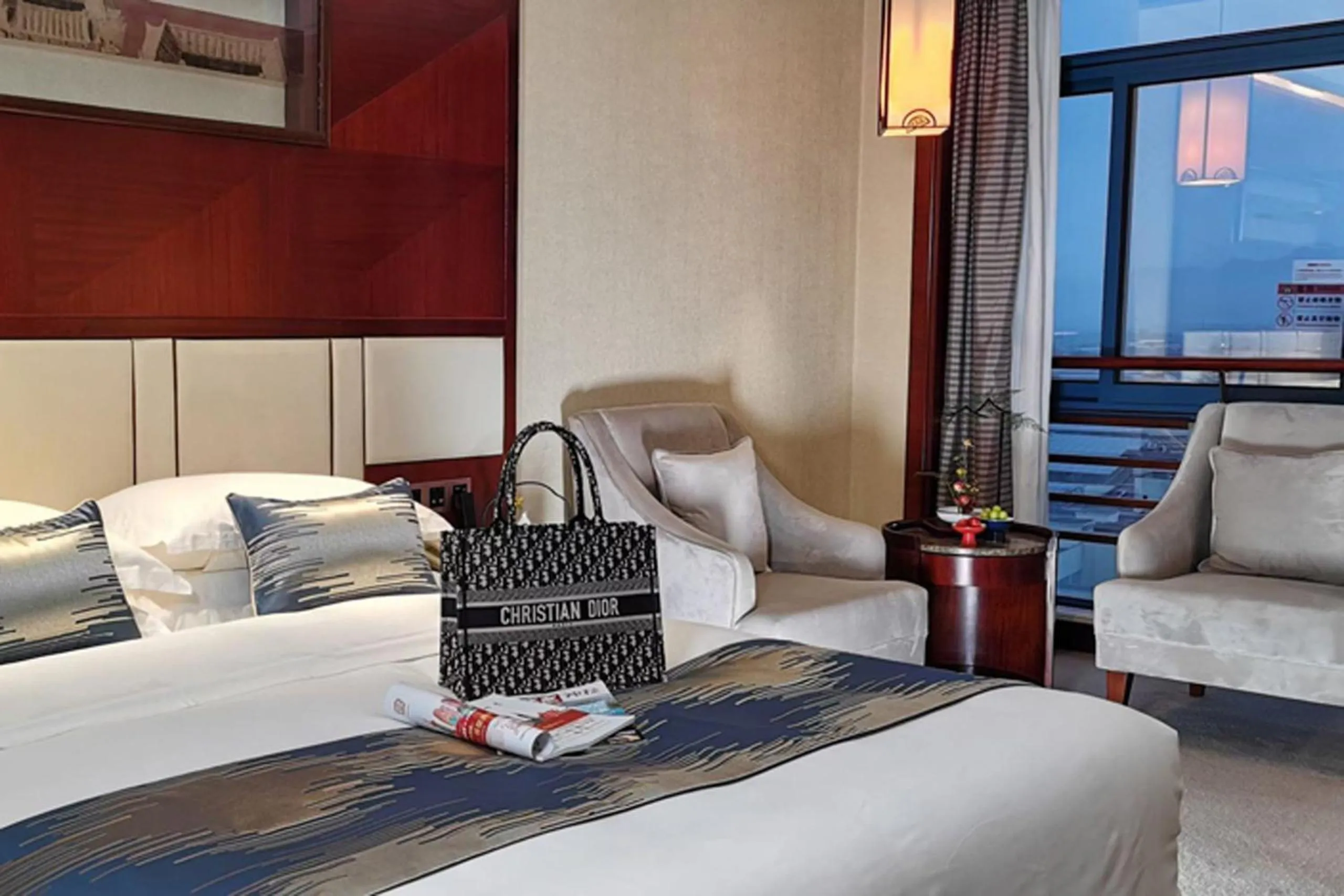 Bed in Yiwu Ocean Hotel - Original Best Western Premier Ocean Hotel