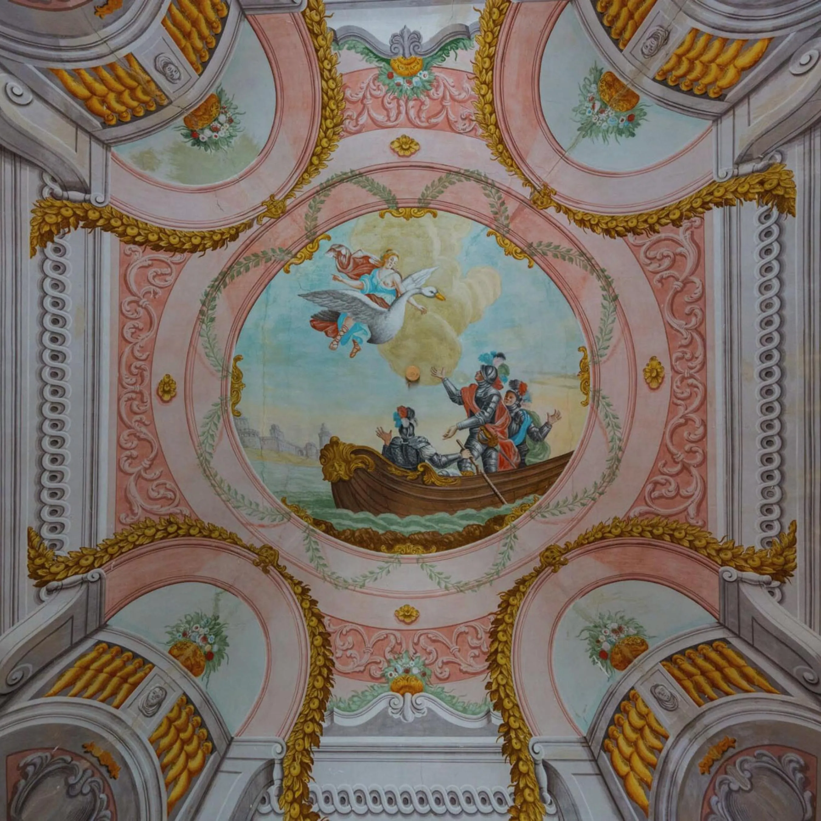 Decorative detail in Hotel Villa Sermolli