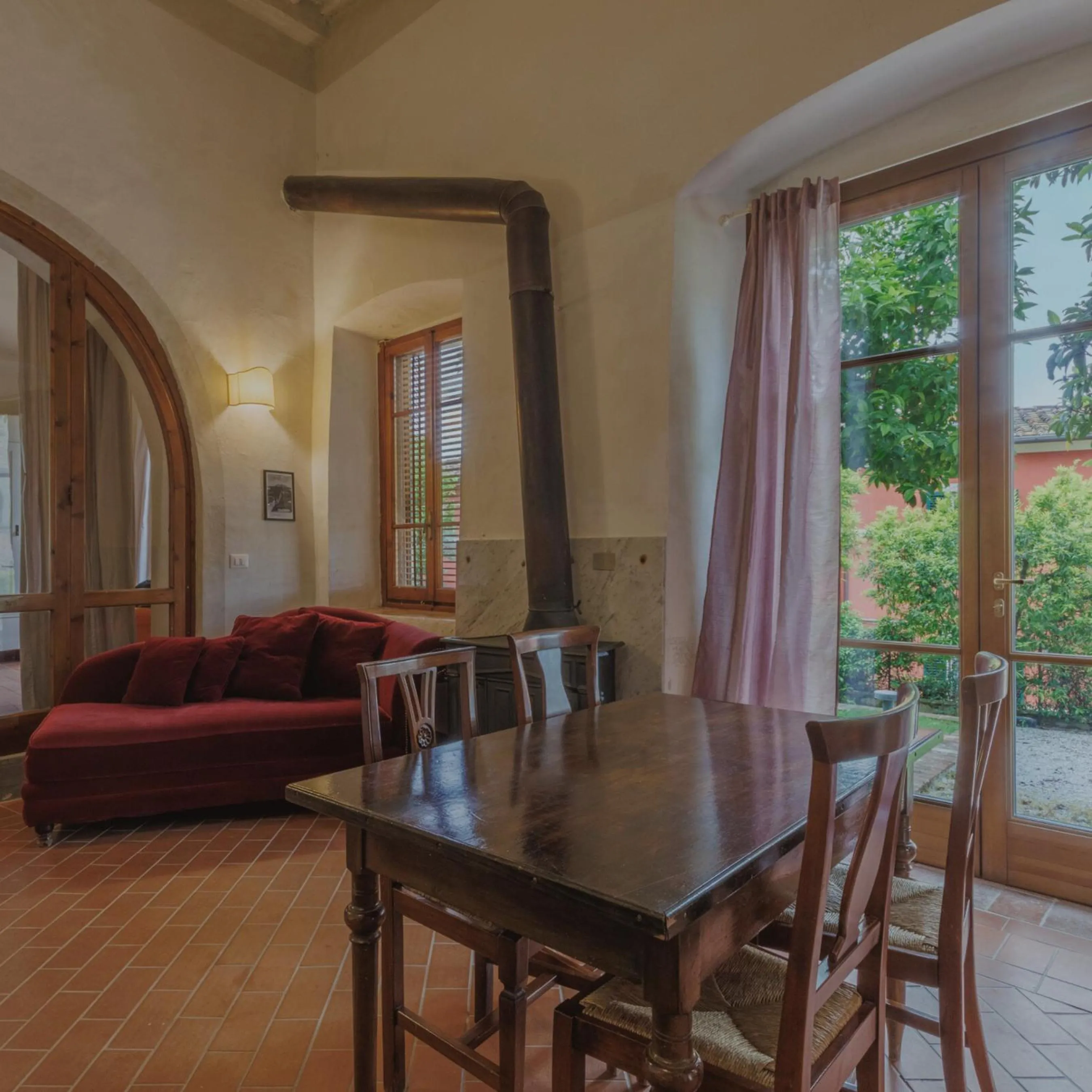 Living room in Hotel Villa Sermolli