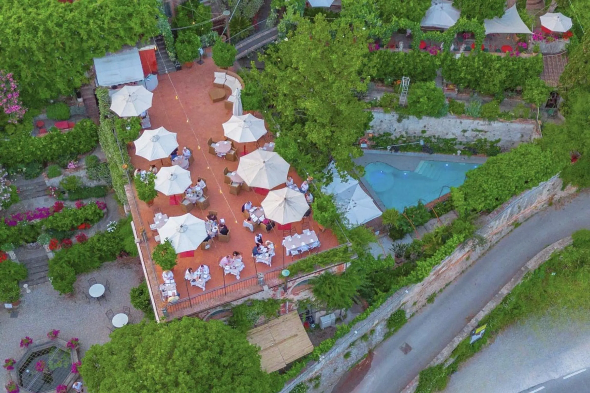 Bird's eye view in Hotel Villa Sermolli