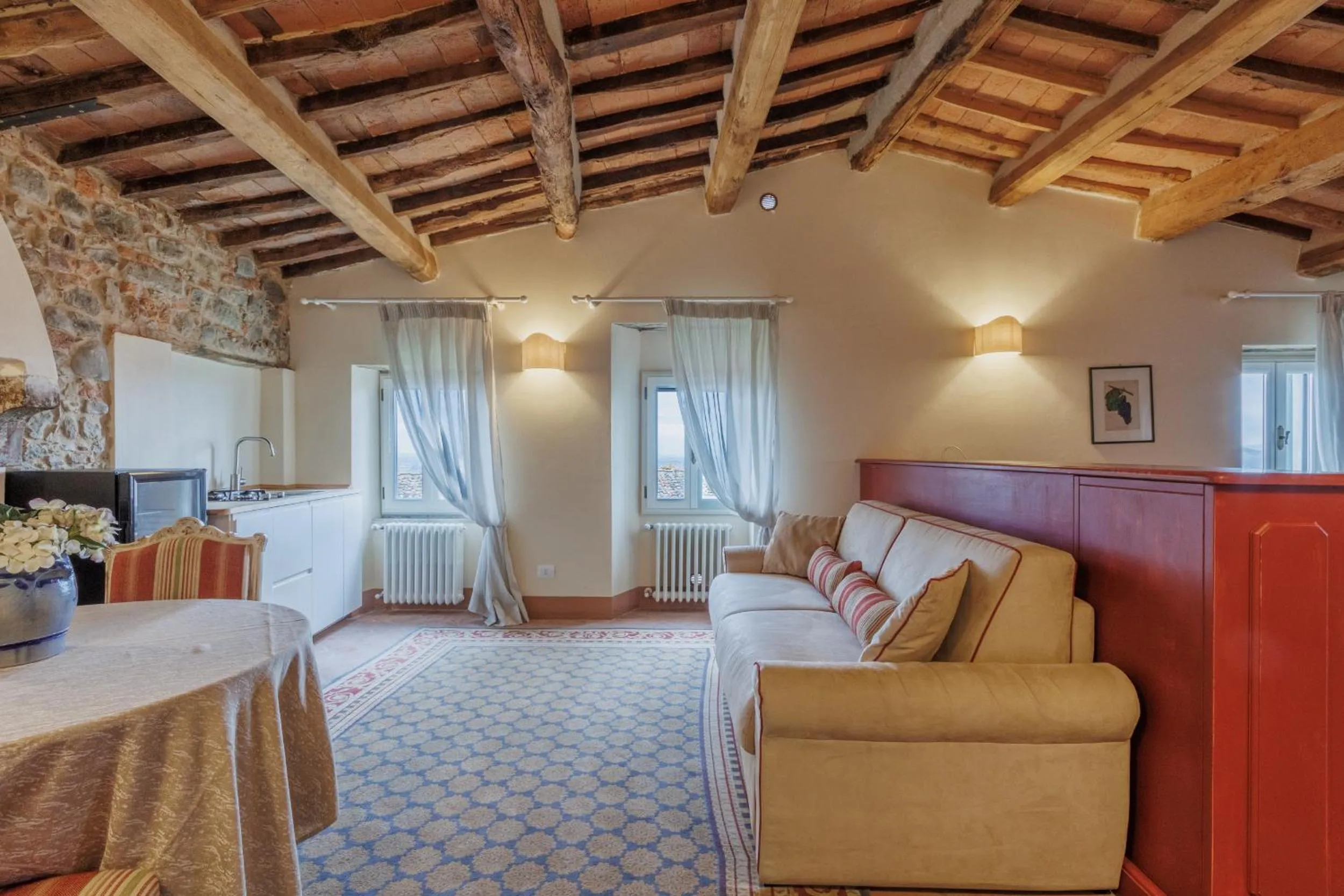 Living room in Hotel Villa Sermolli
