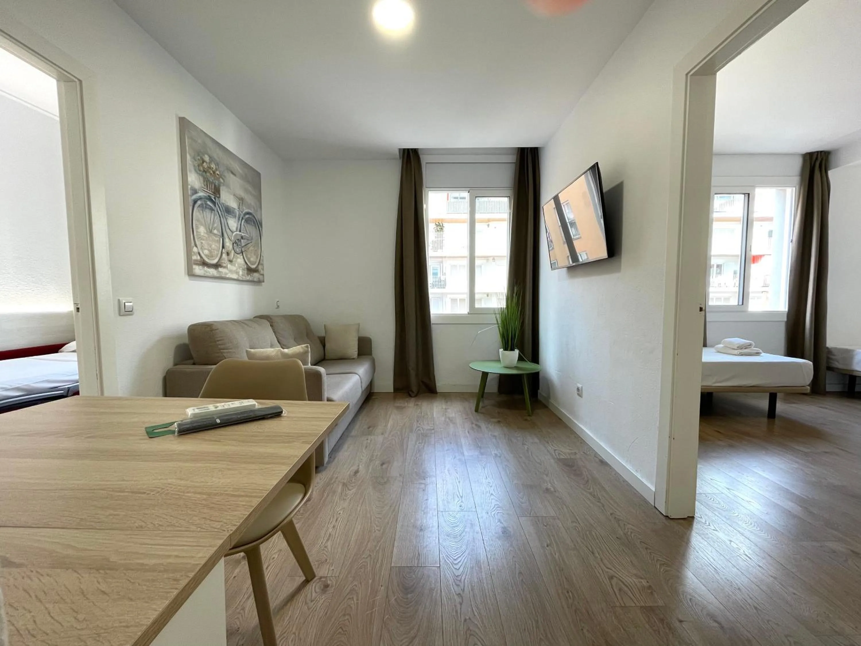 Bed in Apartamentos Venecia