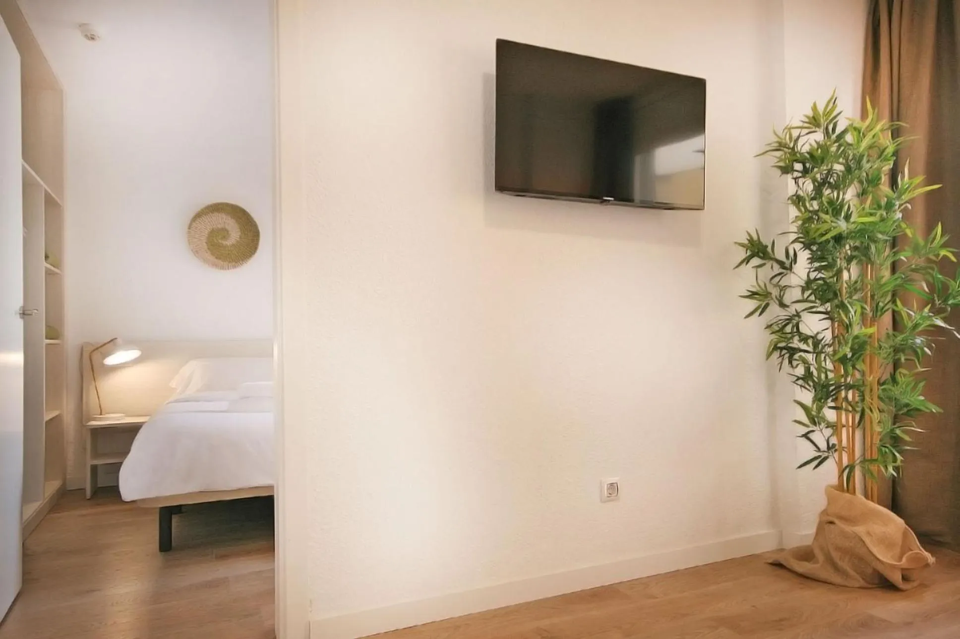 Bed in Apartamentos Venecia