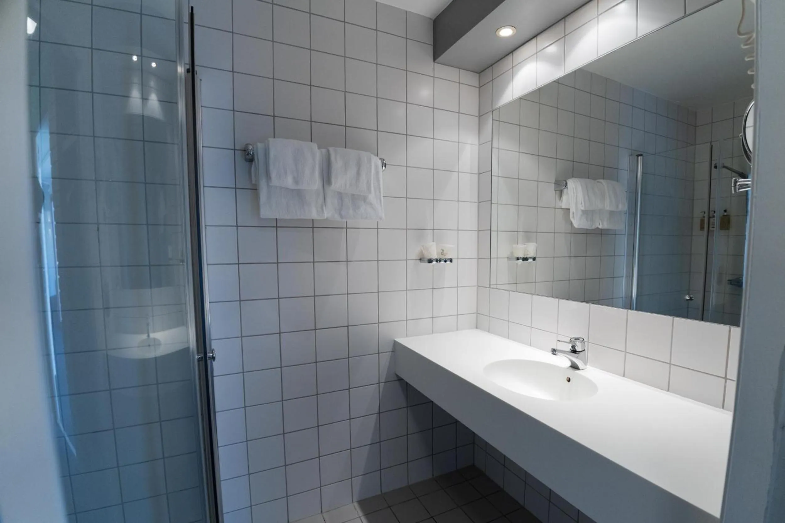 Shower in Thorbjørnrud Hotell