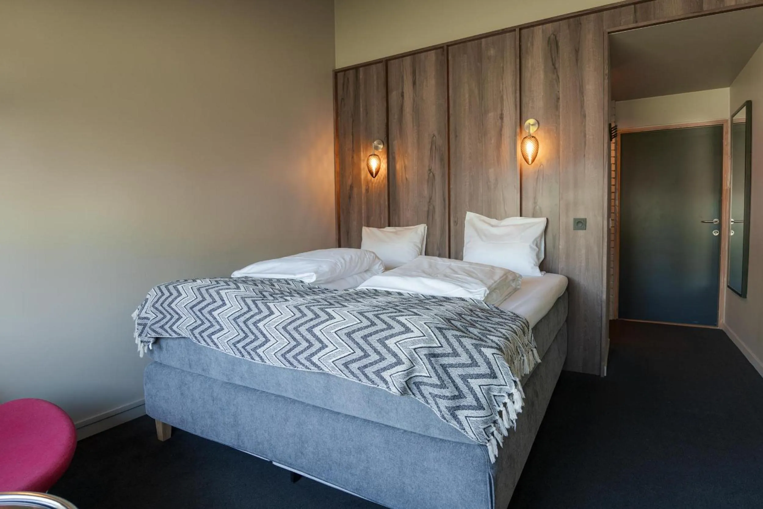 Bed in Thorbjørnrud Hotell