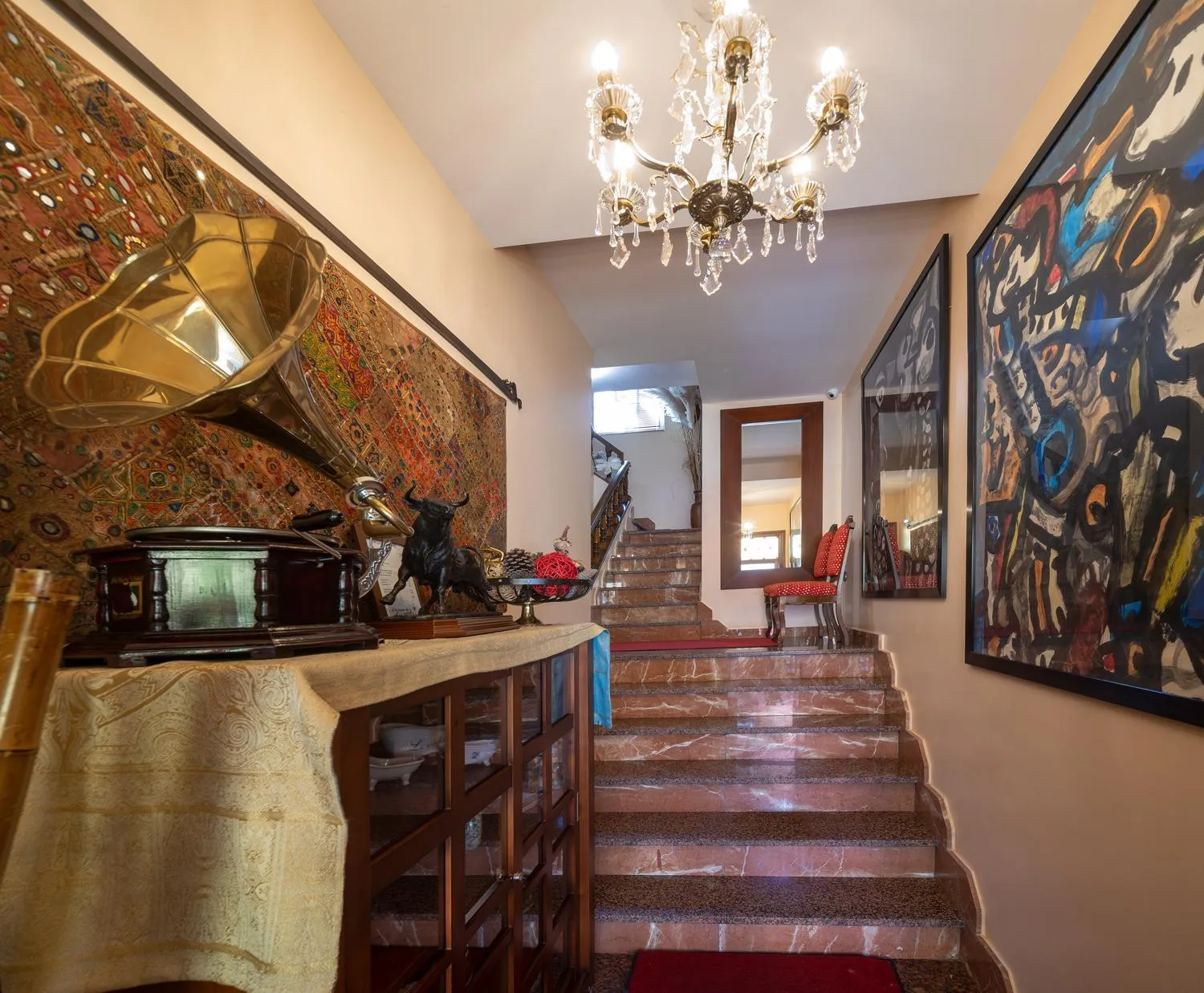 Lobby or reception in El Descanso de Wendy