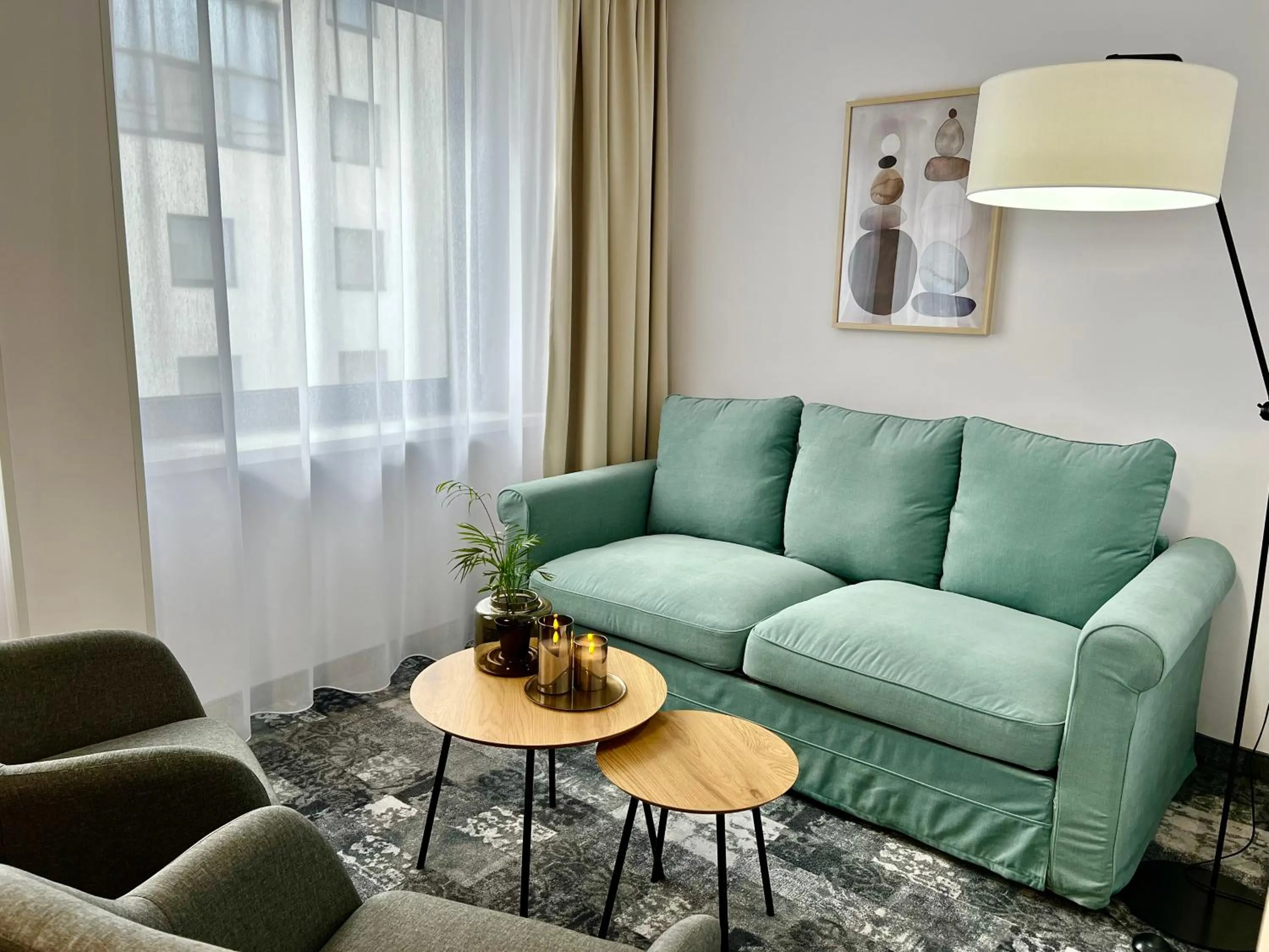 Seating area in City Hotel