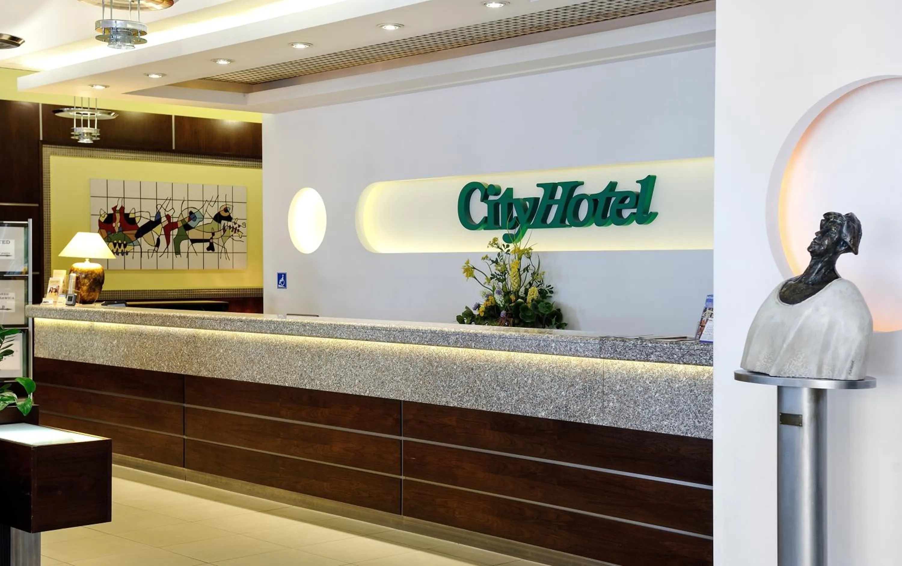 Property logo or sign in City Hotel