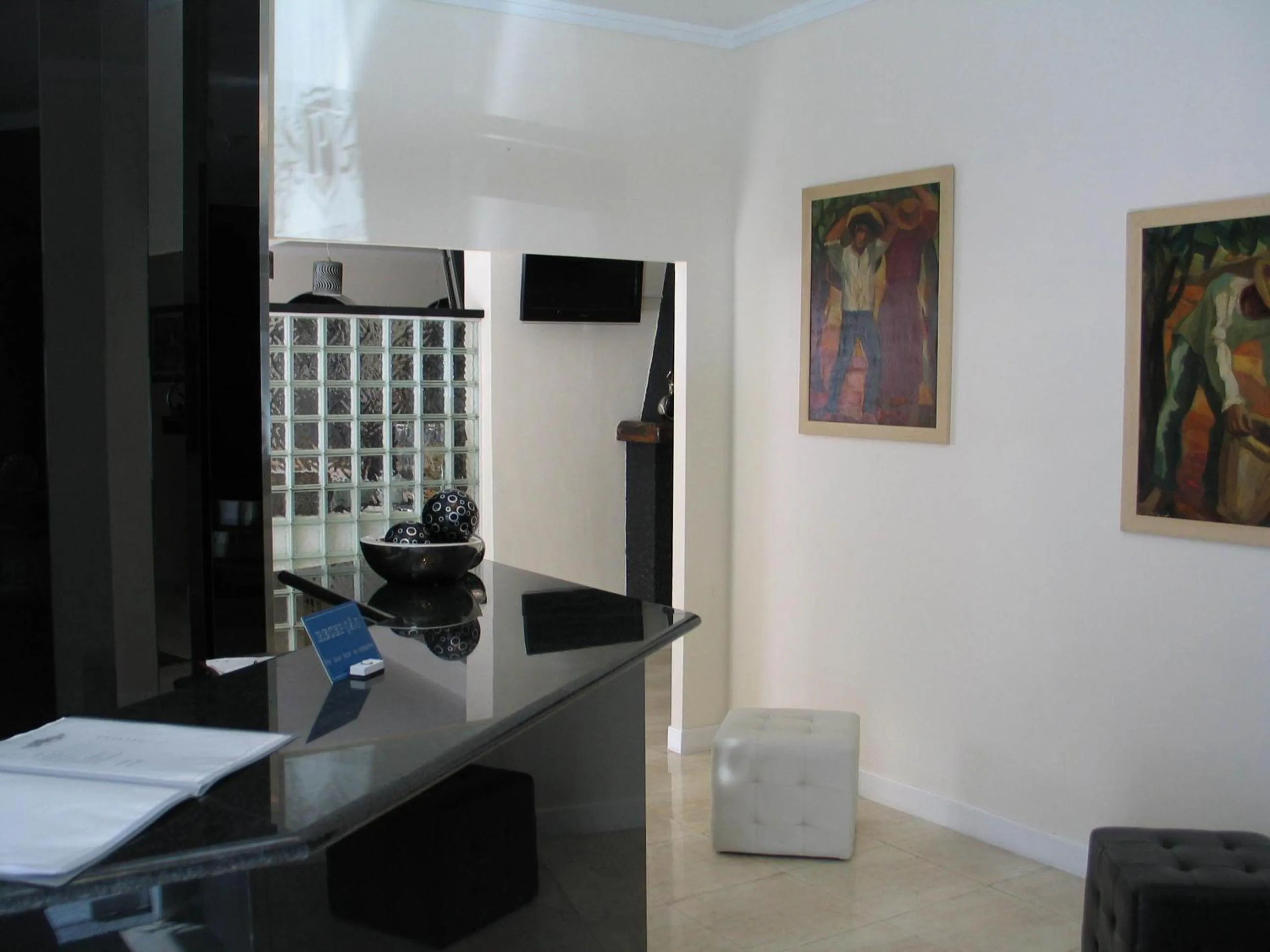 Lobby or reception in Hotel Portinari