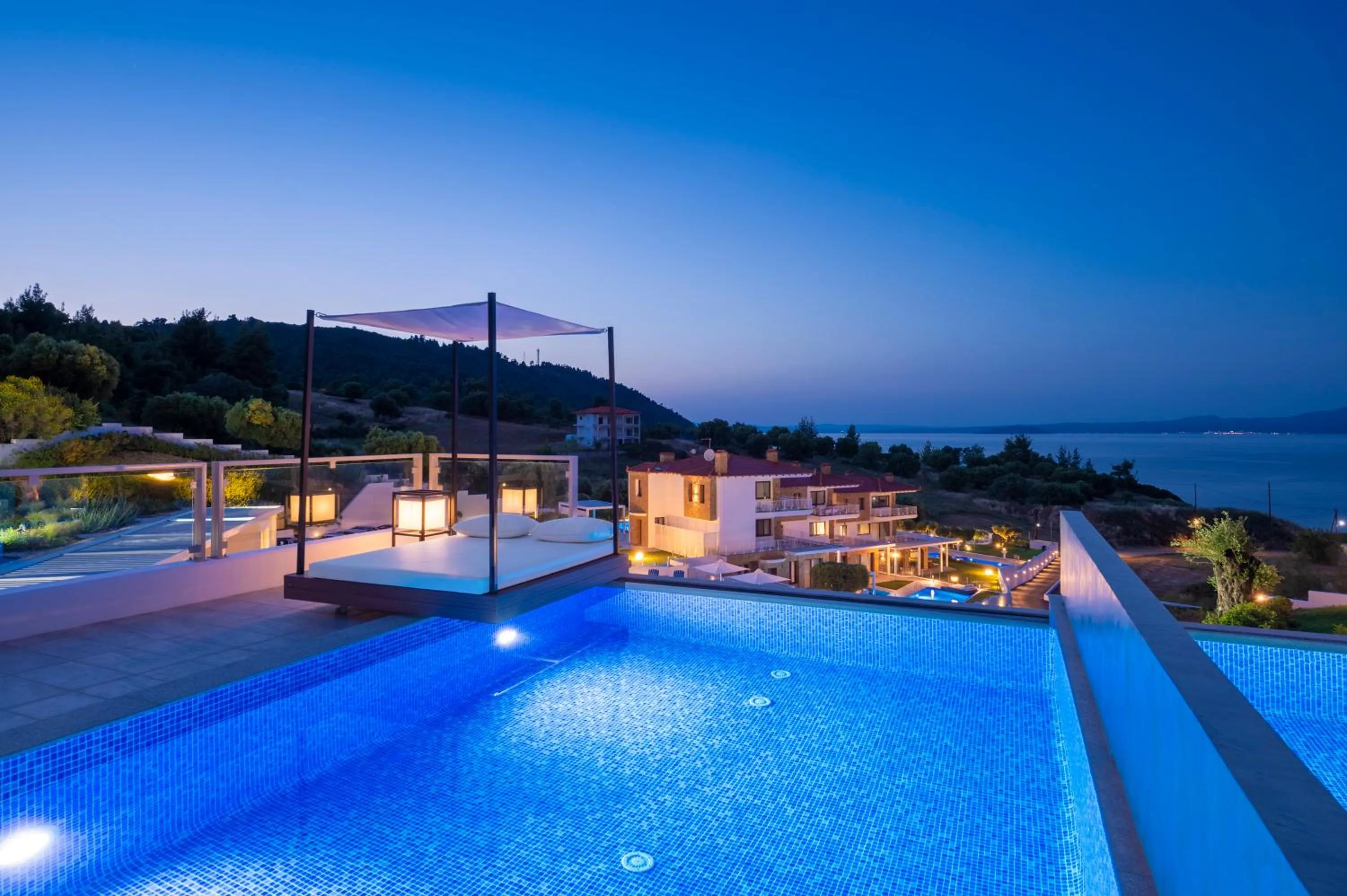 Pool view in Villa D'Oro - Luxury Villas & Suites