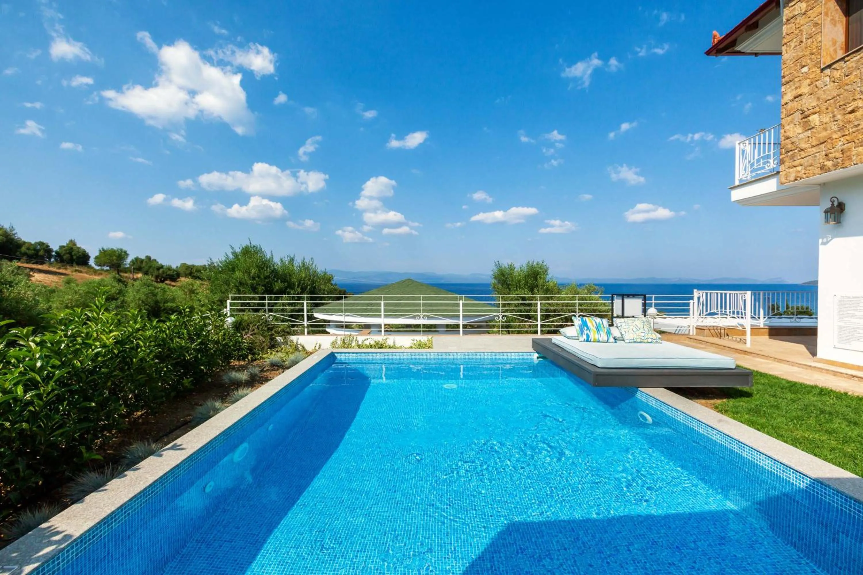 Pool view in Villa D'Oro - Luxury Villas & Suites