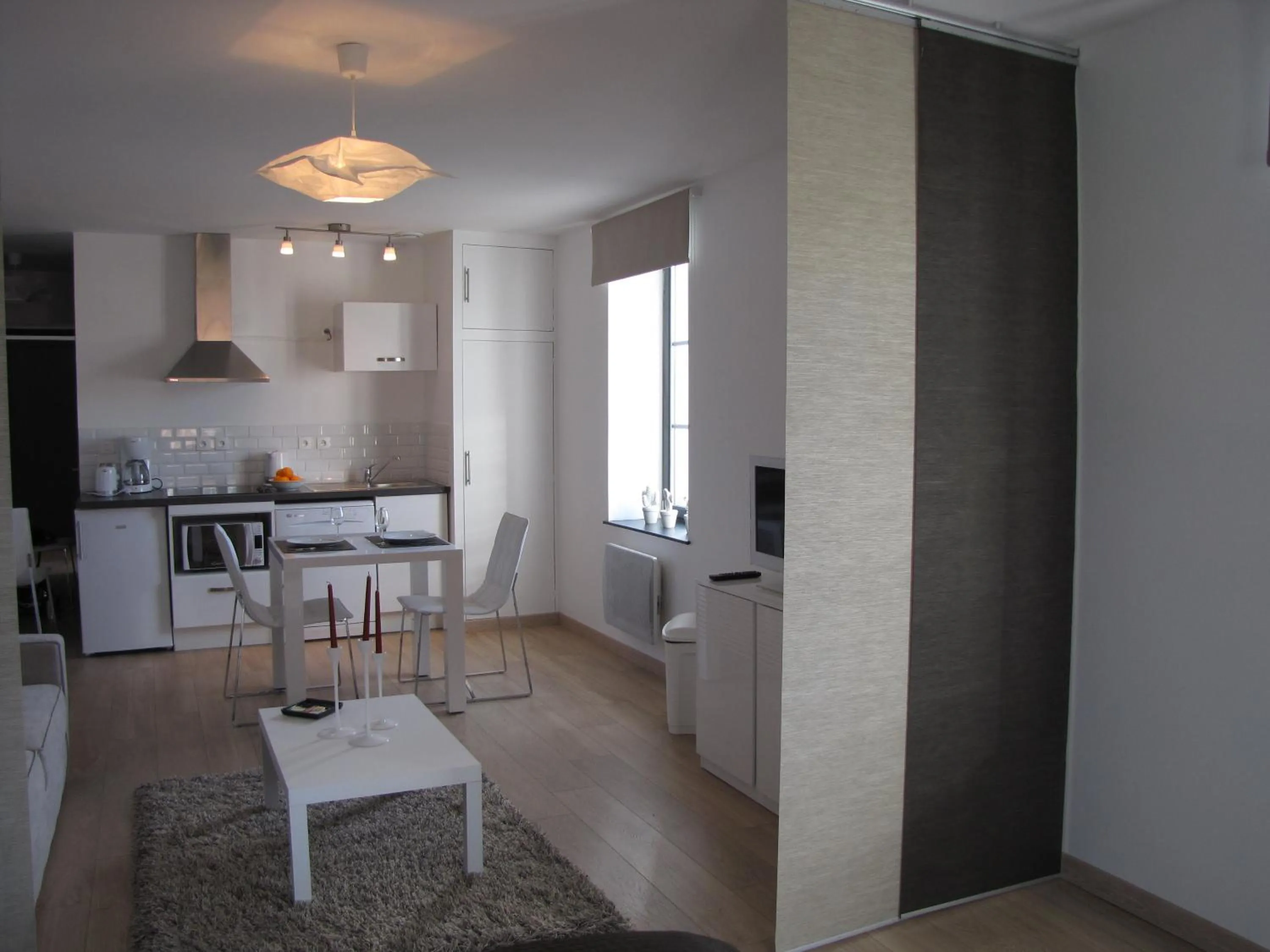 Kitchen or kitchenette in Les Mini-lofts de Paul et Virginie