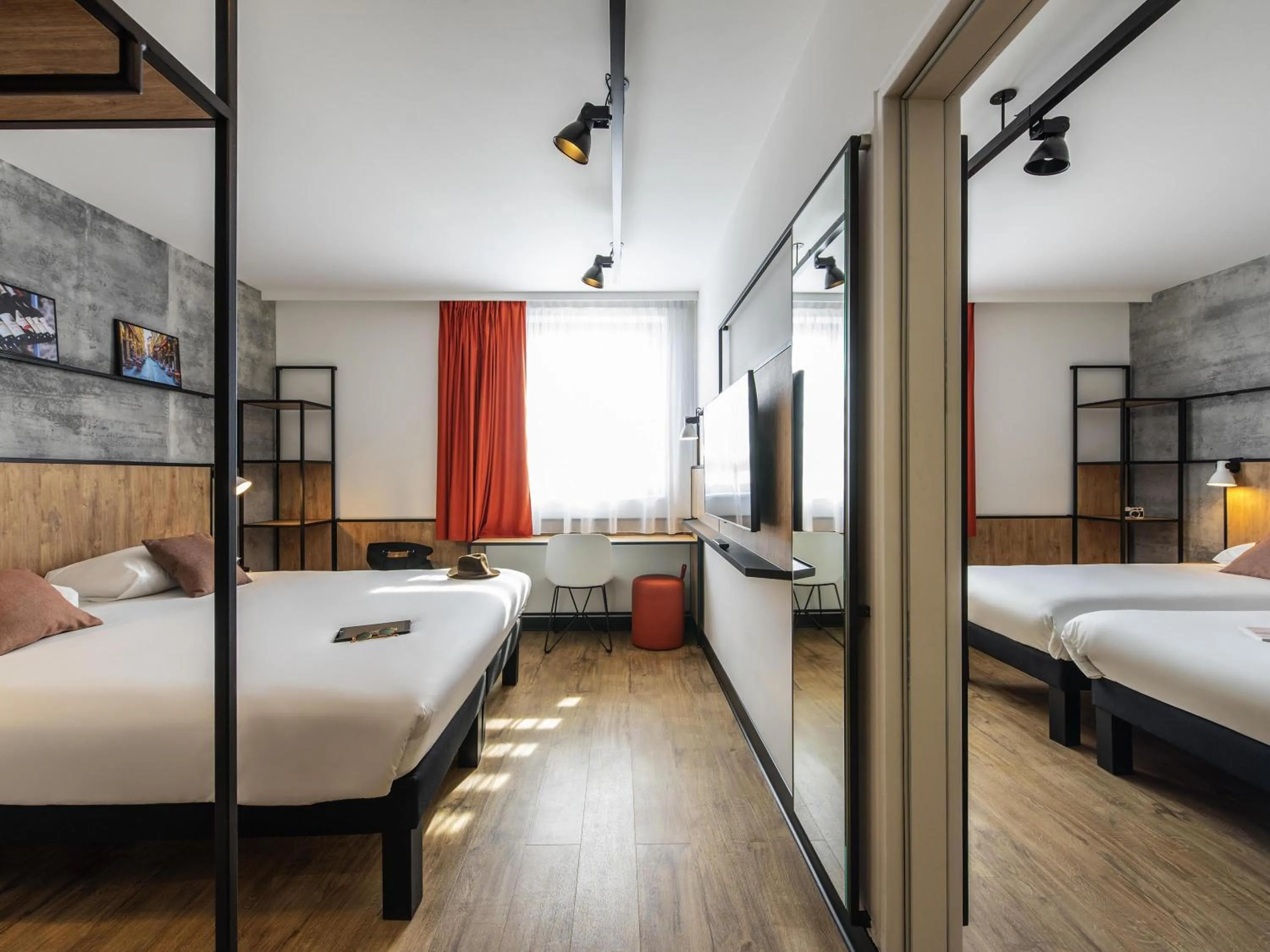 Bedroom, Bed in ibis Lyon Sud Oullins