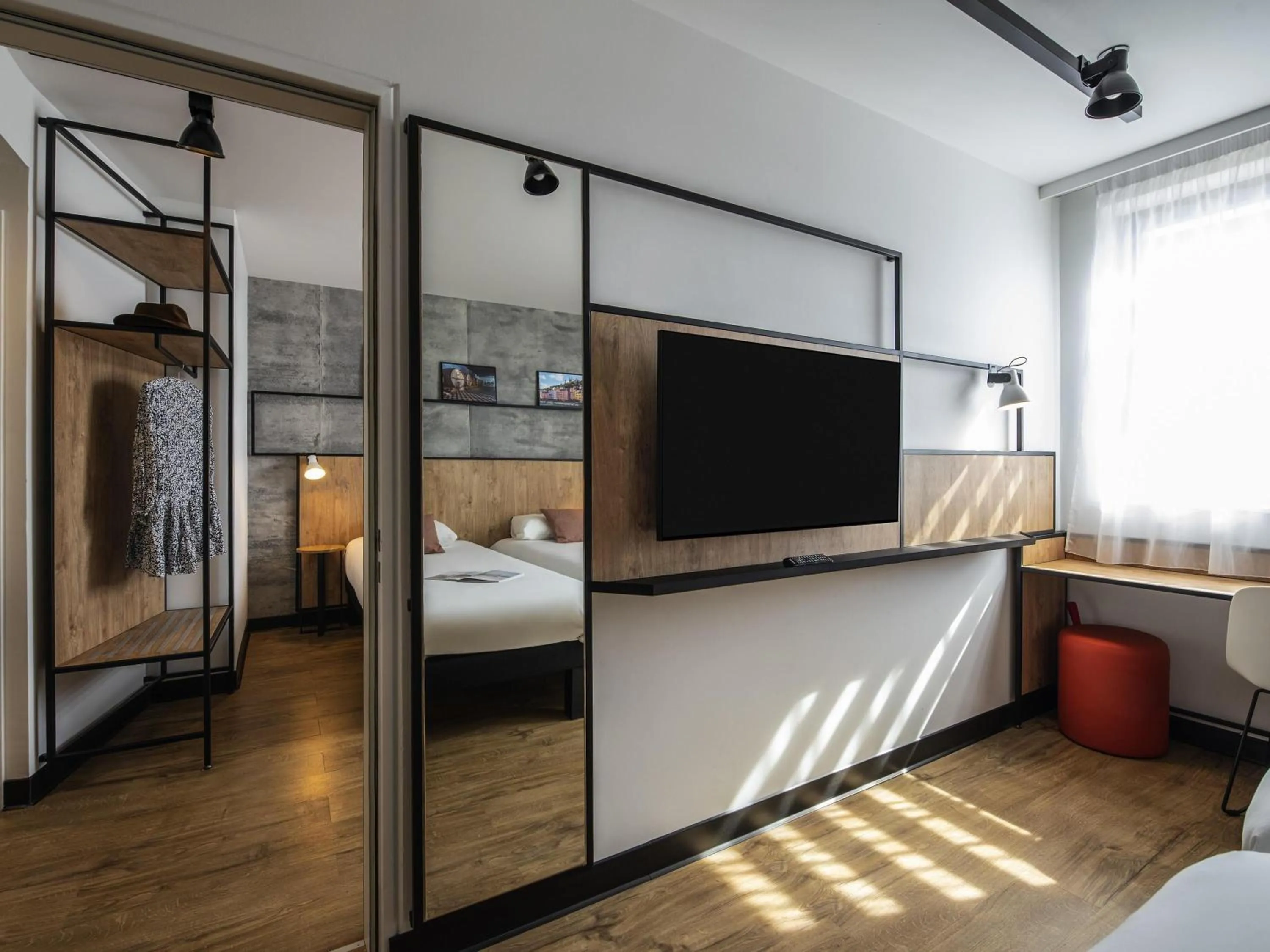 Bedroom, Bed in ibis Lyon Sud Oullins