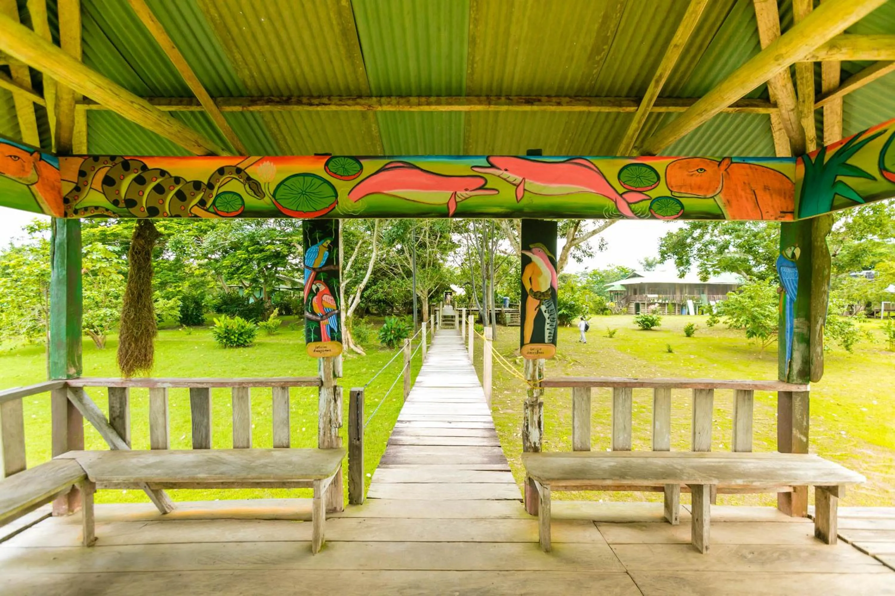 Patio in Decameron Decalodge Ticuna
