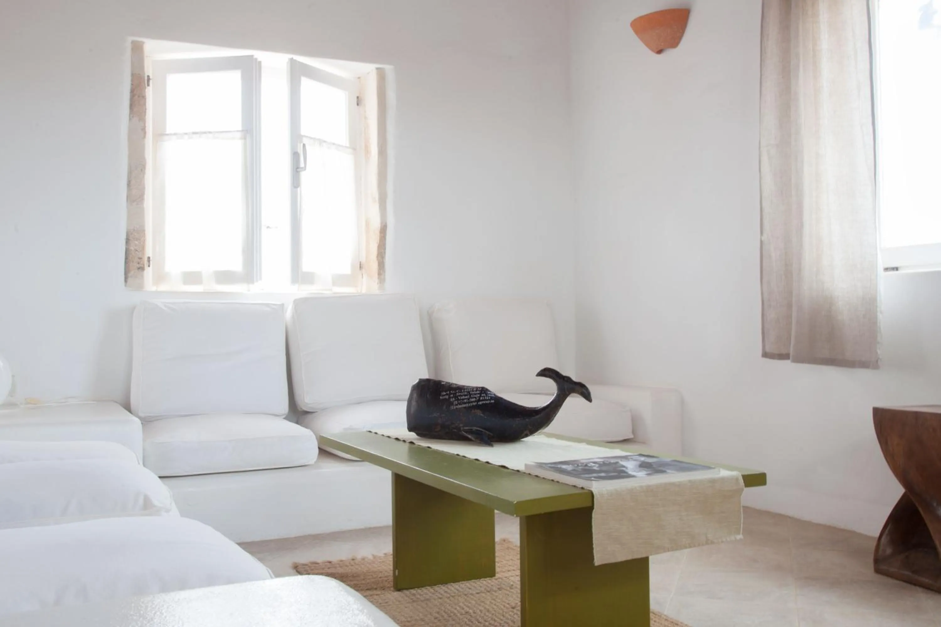 Living room in Spinguera Ecolodge