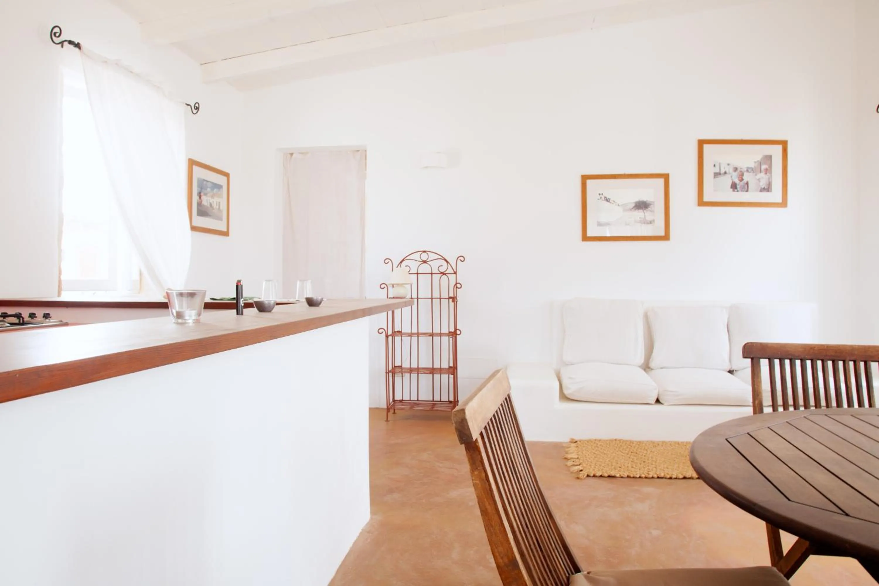 Living room in Spinguera Ecolodge