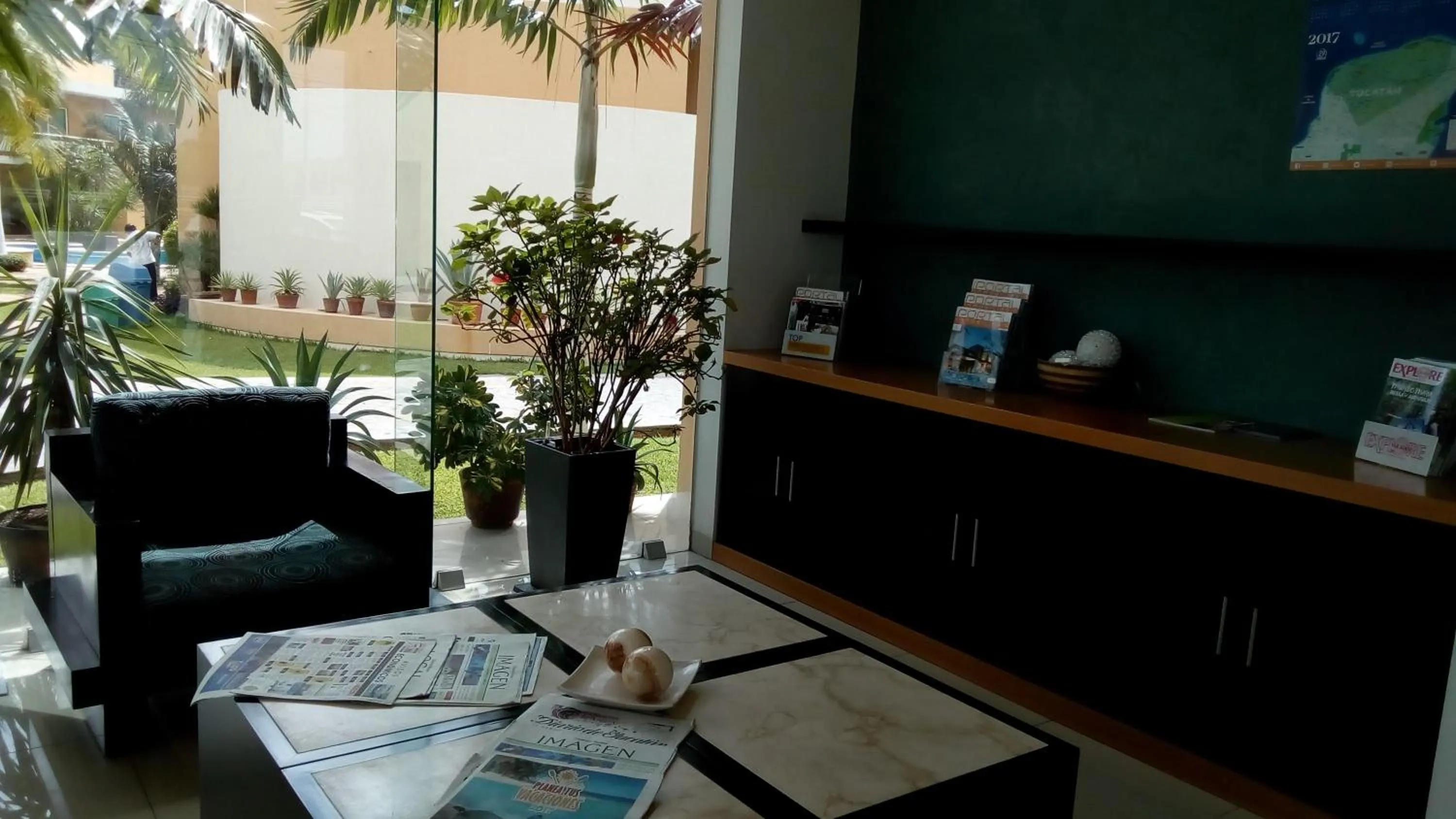 Living room in Tecnohotel Mérida Norte