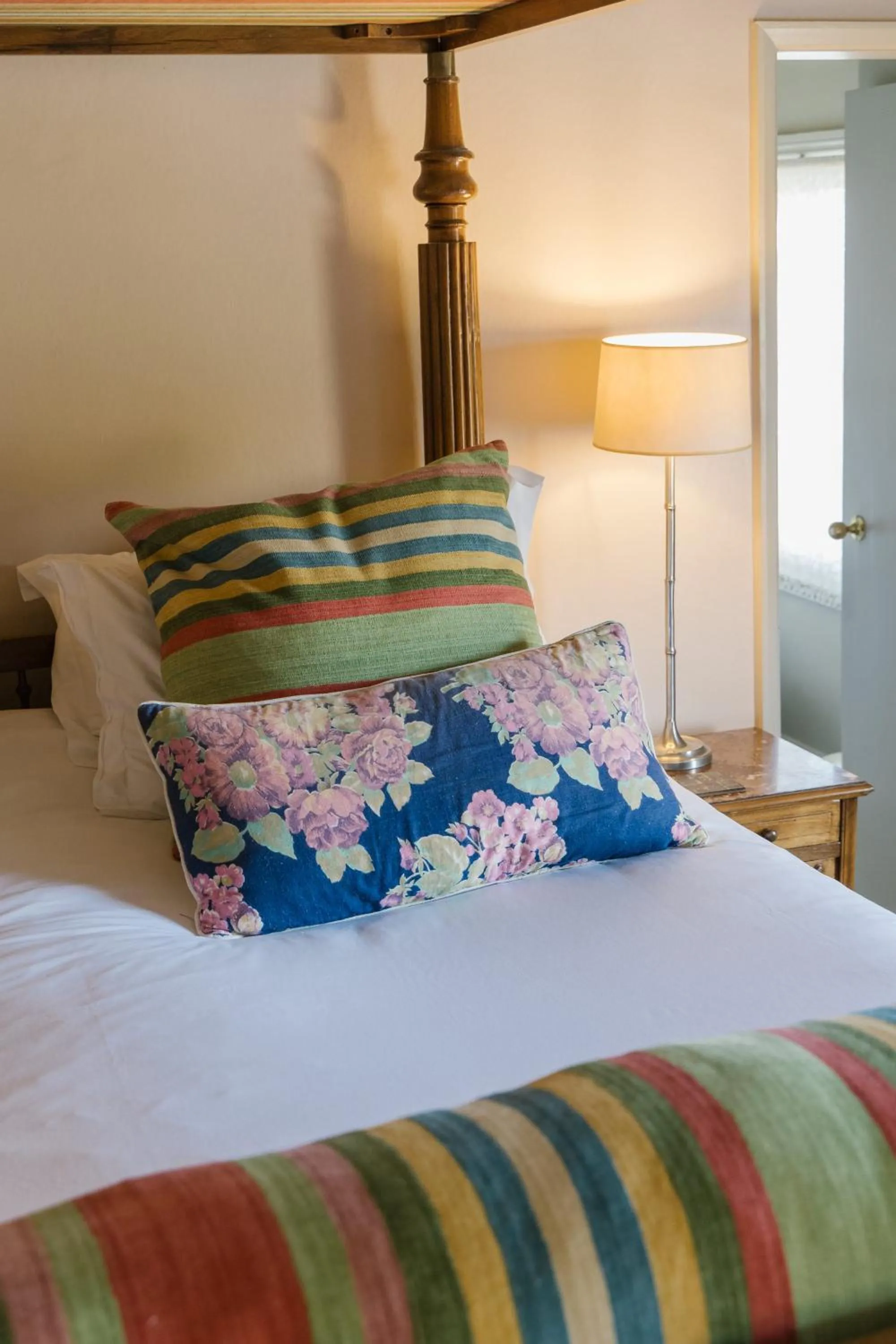 Bed in The White Swan Inn