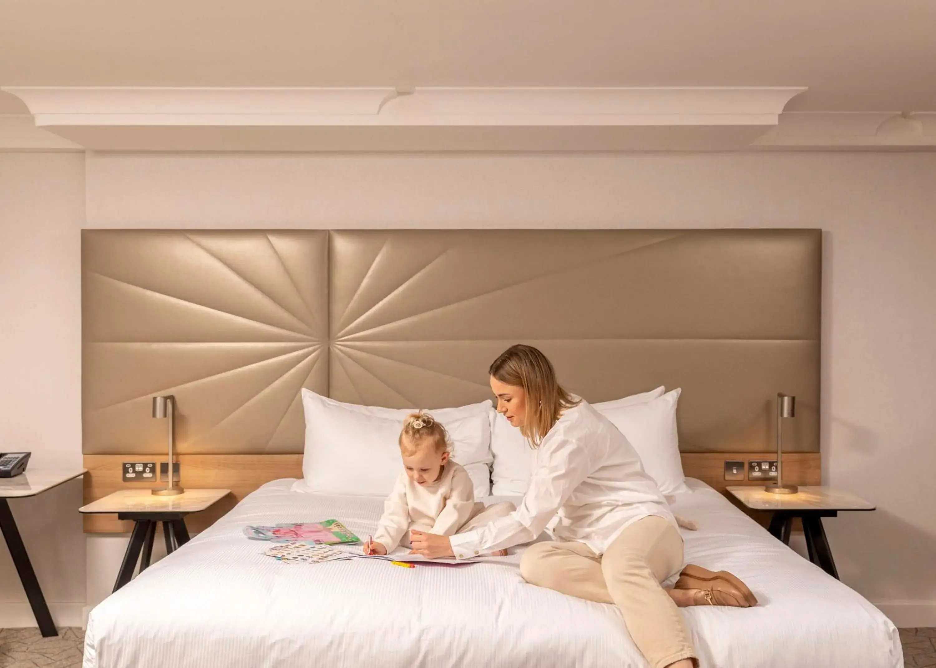 King Family Room in Hilton Birmingham Metropole Hotel King Family Room in Hilton Birmingham Metropole Hotel