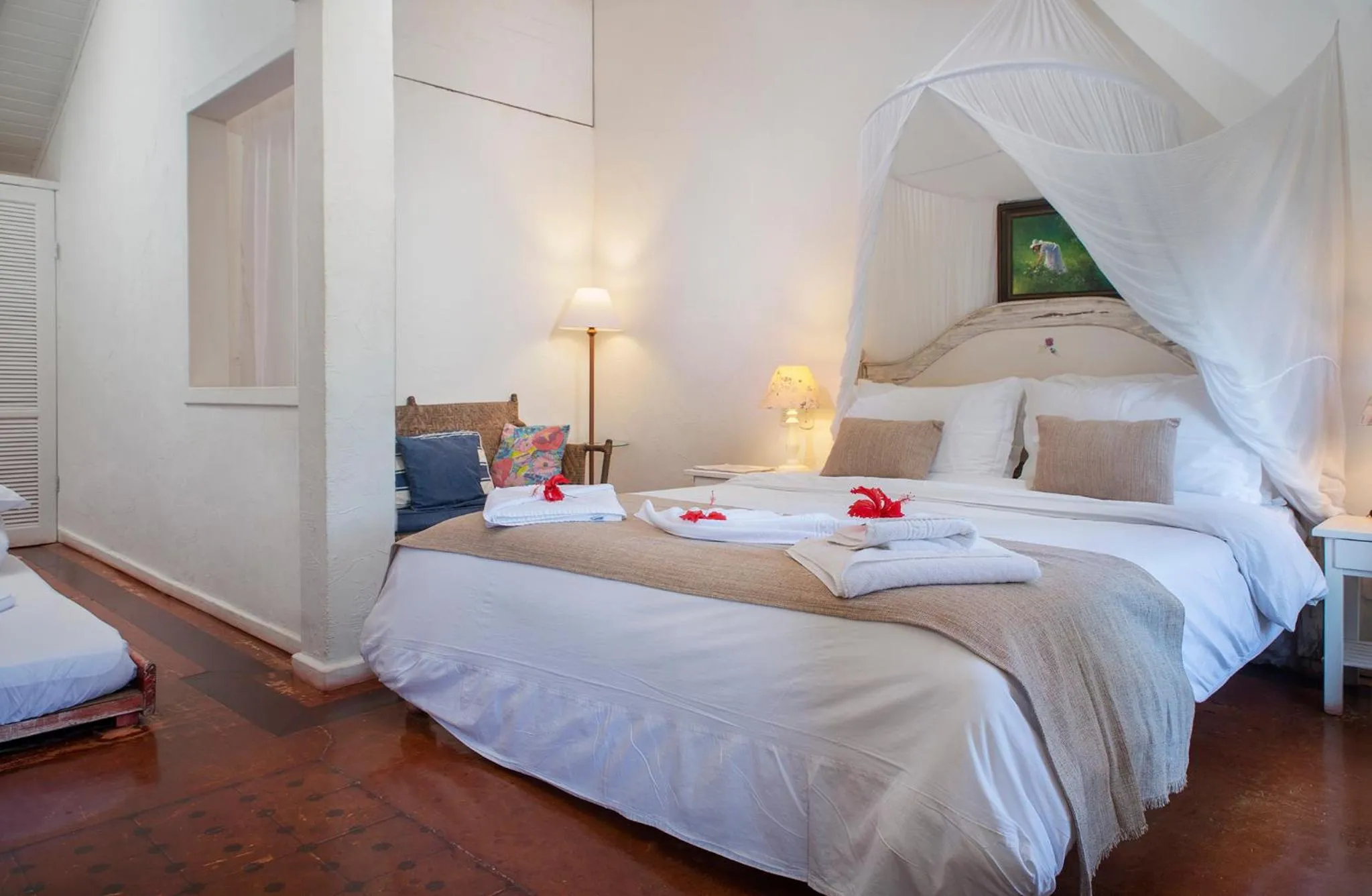 Bed in Pousada Casa Búzios