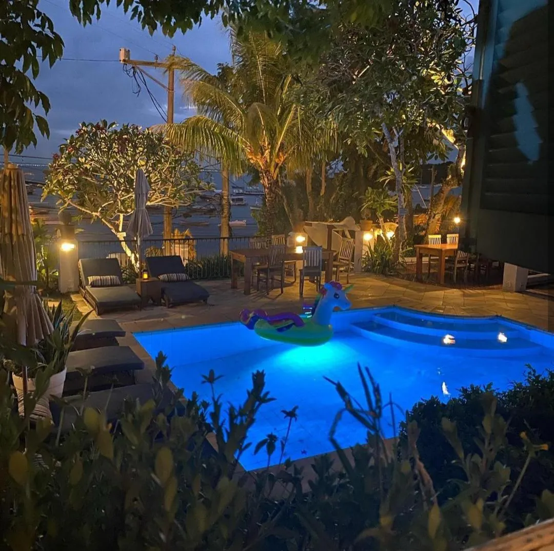 Pool view in Pousada Casa Búzios