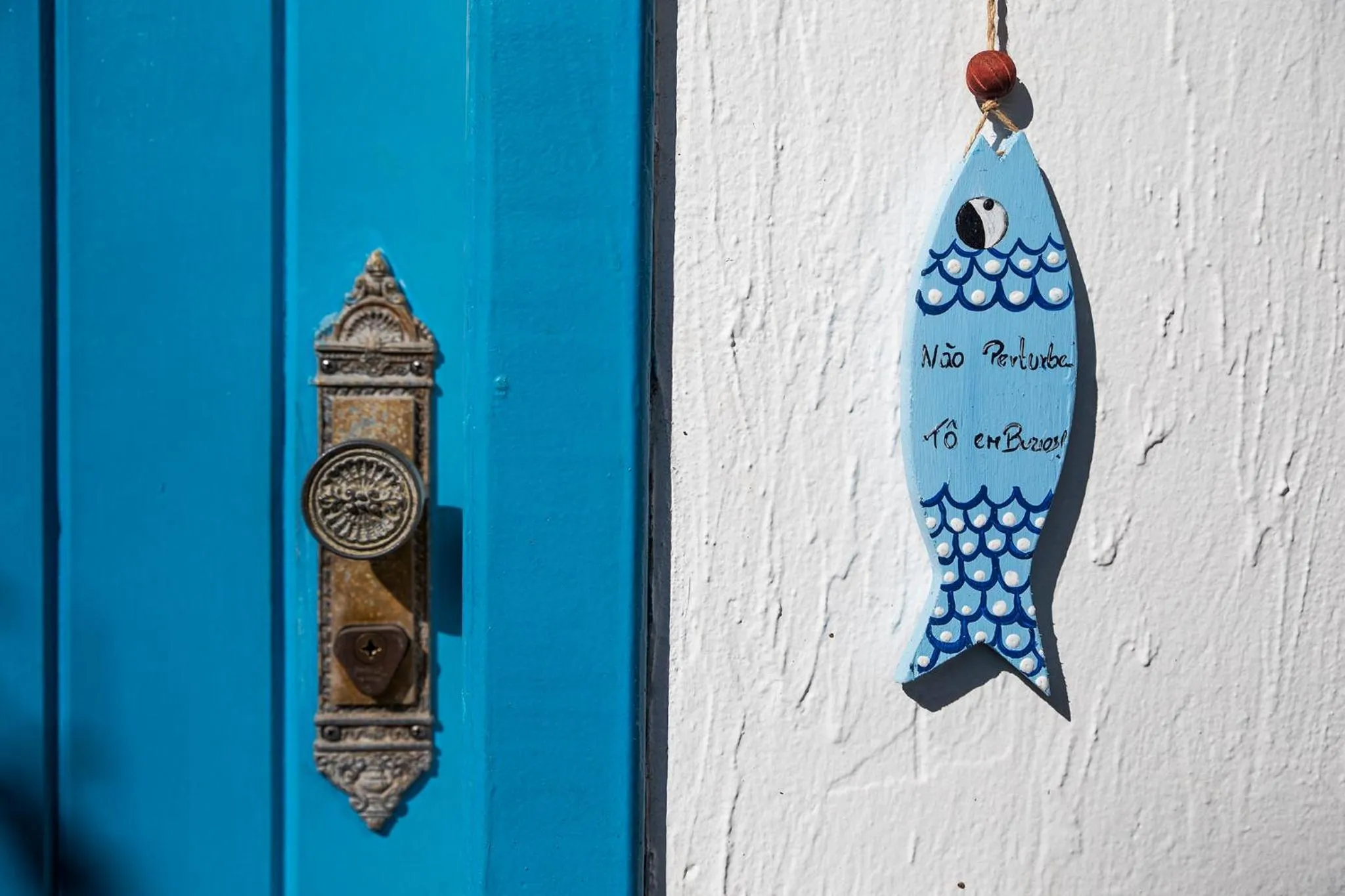 Decorative detail in Pousada Casa Búzios