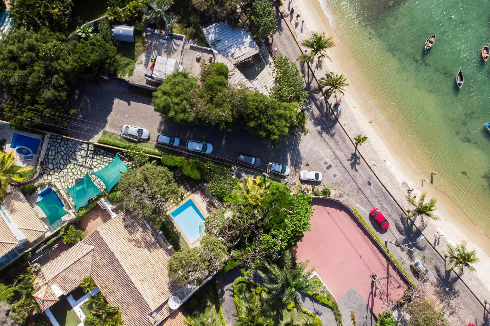 Bird's eye view in Pousada Casa Búzios
