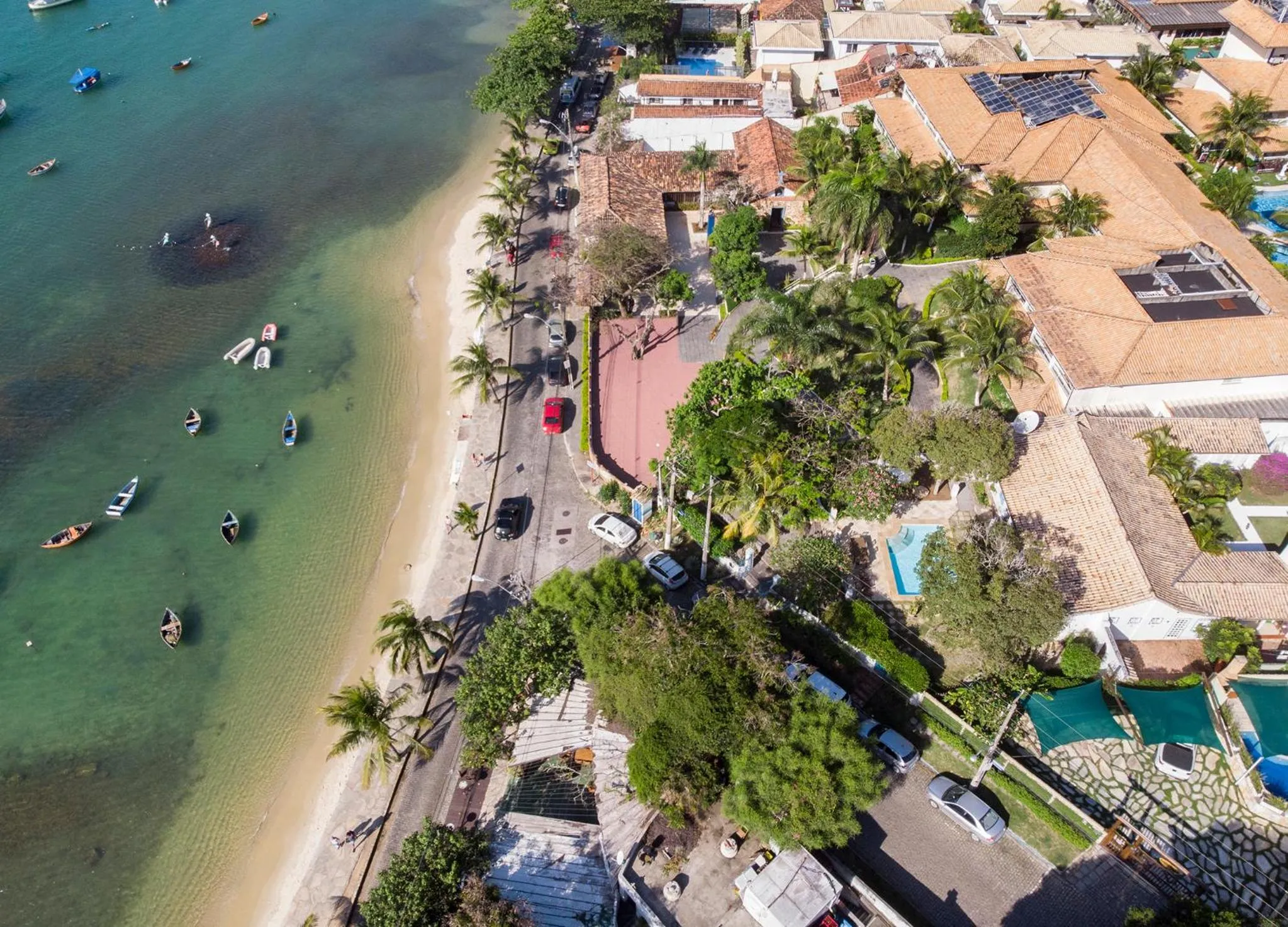 Bird's eye view in Pousada Casa Búzios