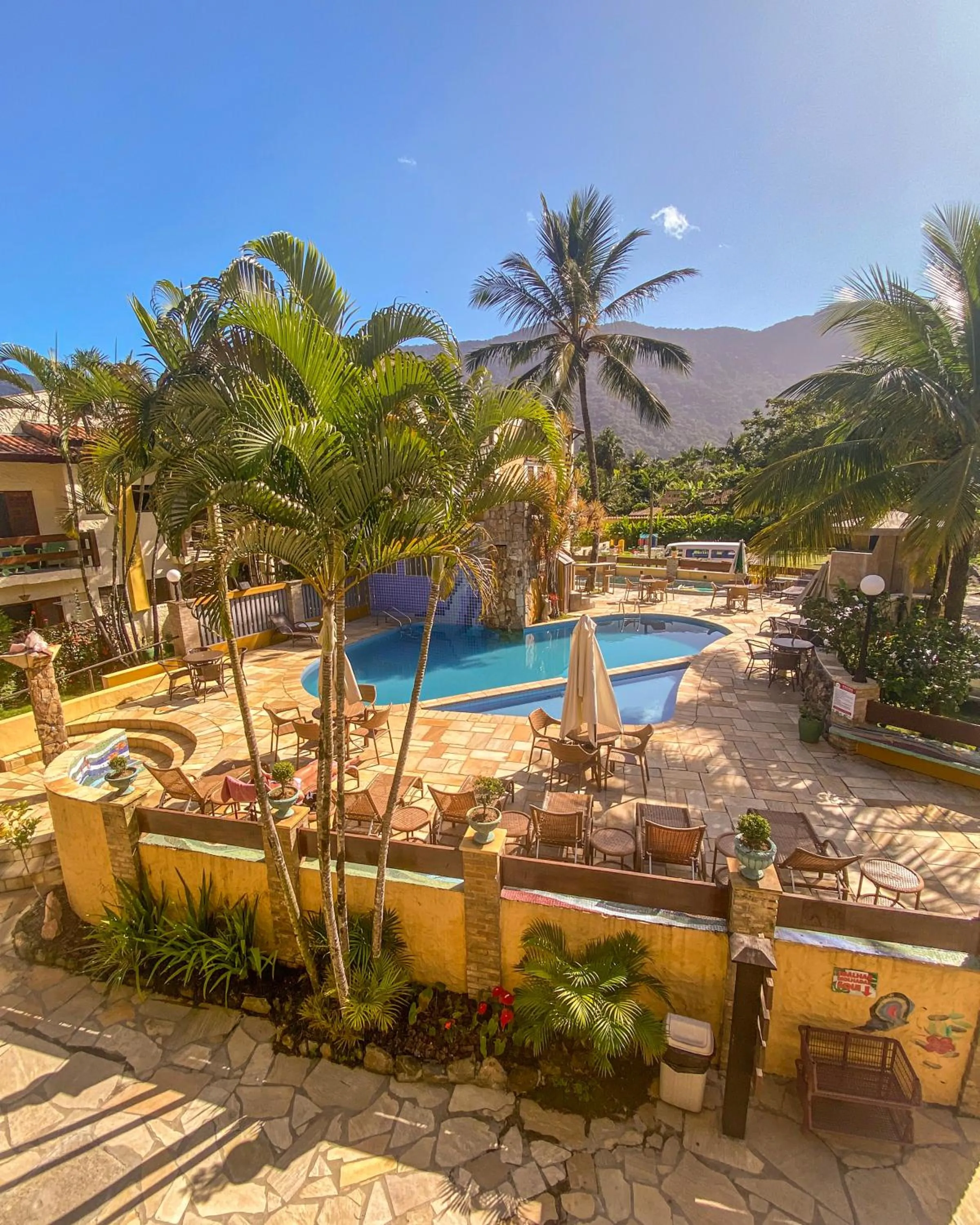 Pool view in Villa'l Mare Hotel