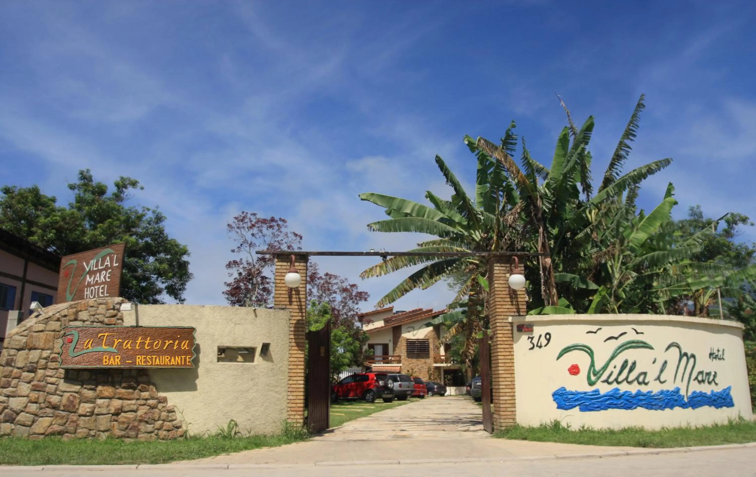 Facade/entrance in Villa'l Mare Hotel